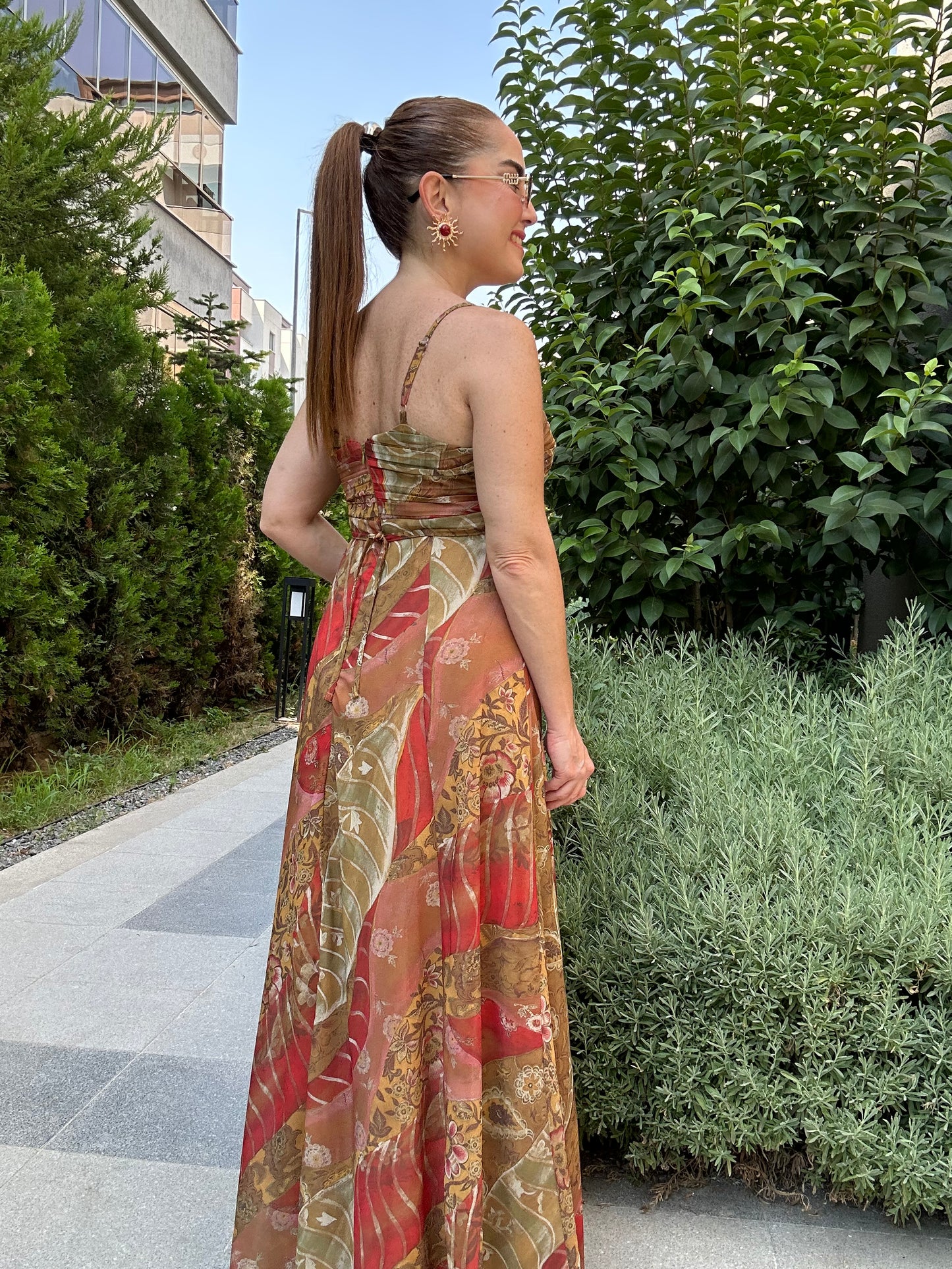Marka muadil şifon elbise