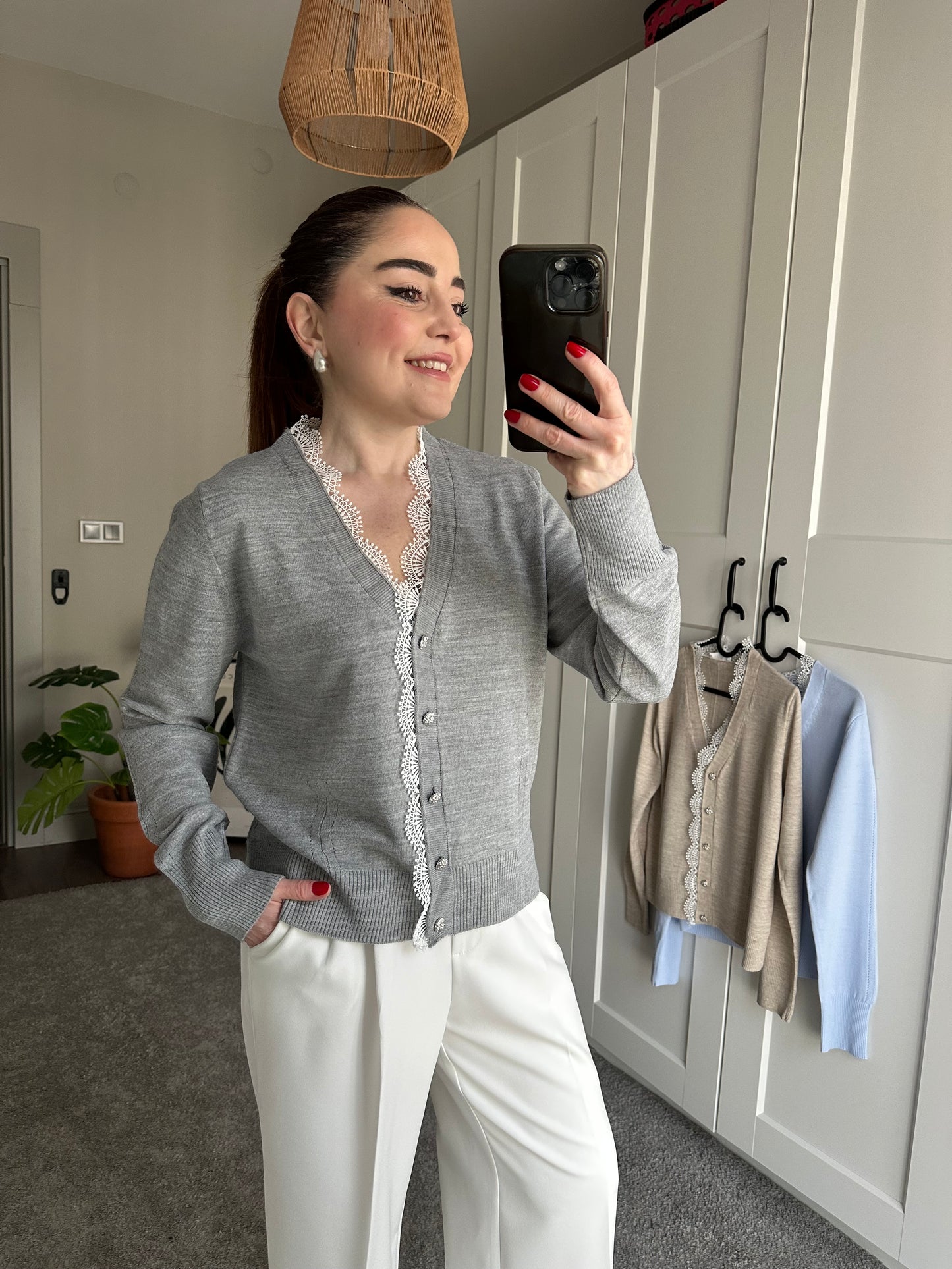 Premium Dantelli hırka