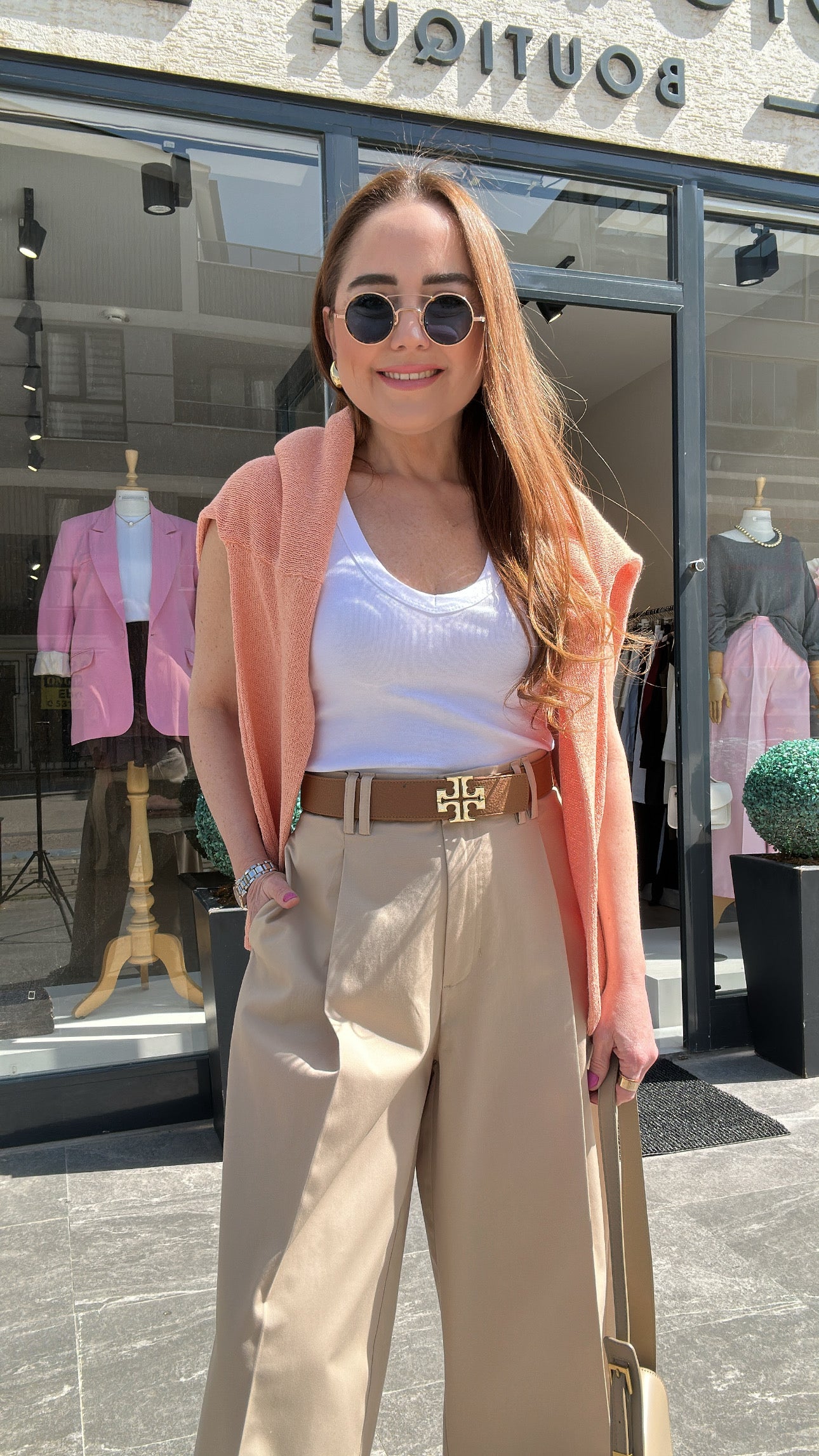 Premium poplin pantolon