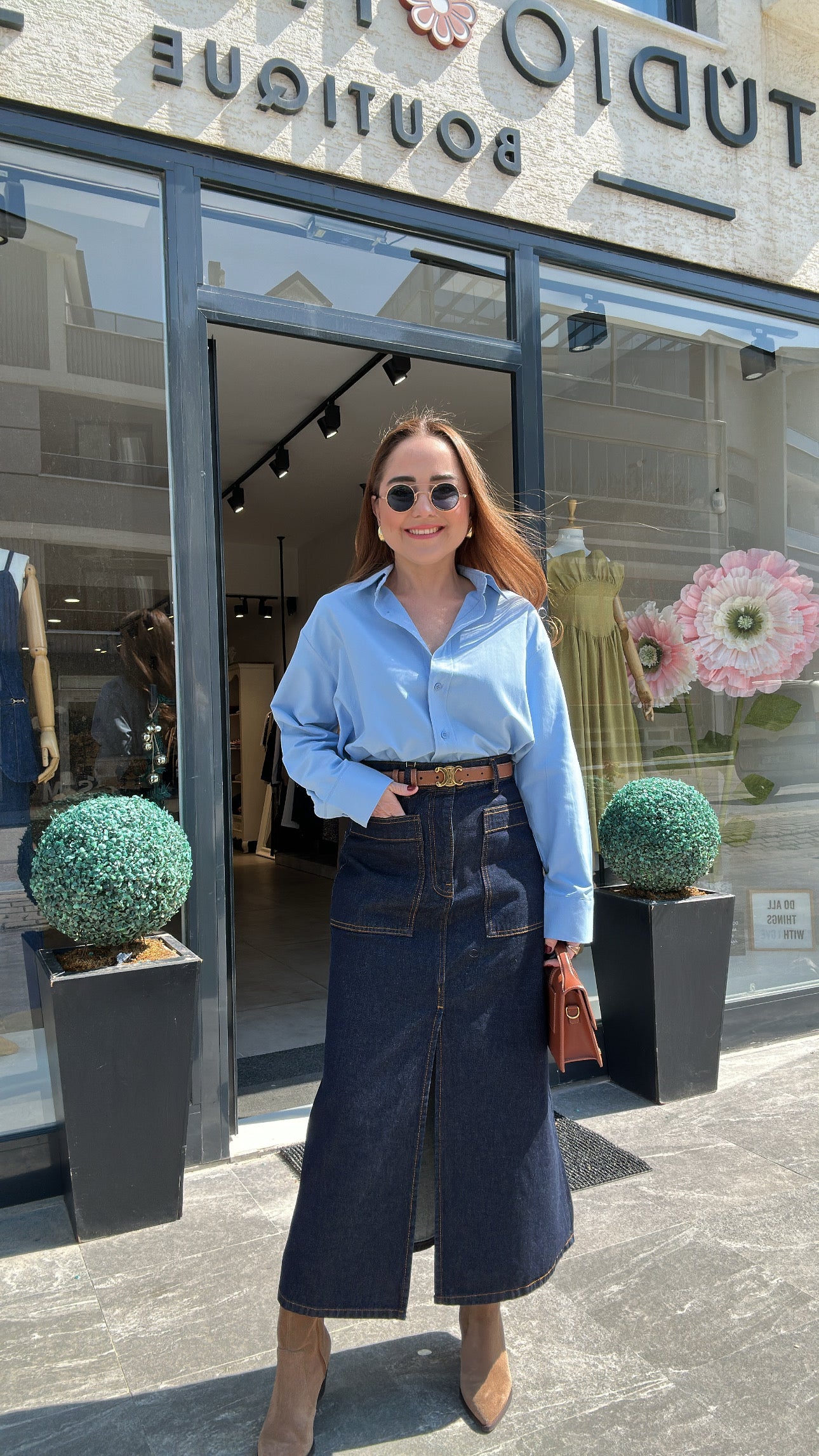 Basic poplin gömlek