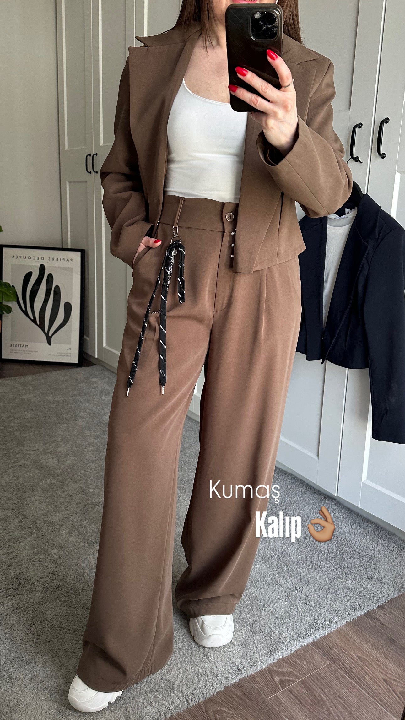Premium charm detaylı takım