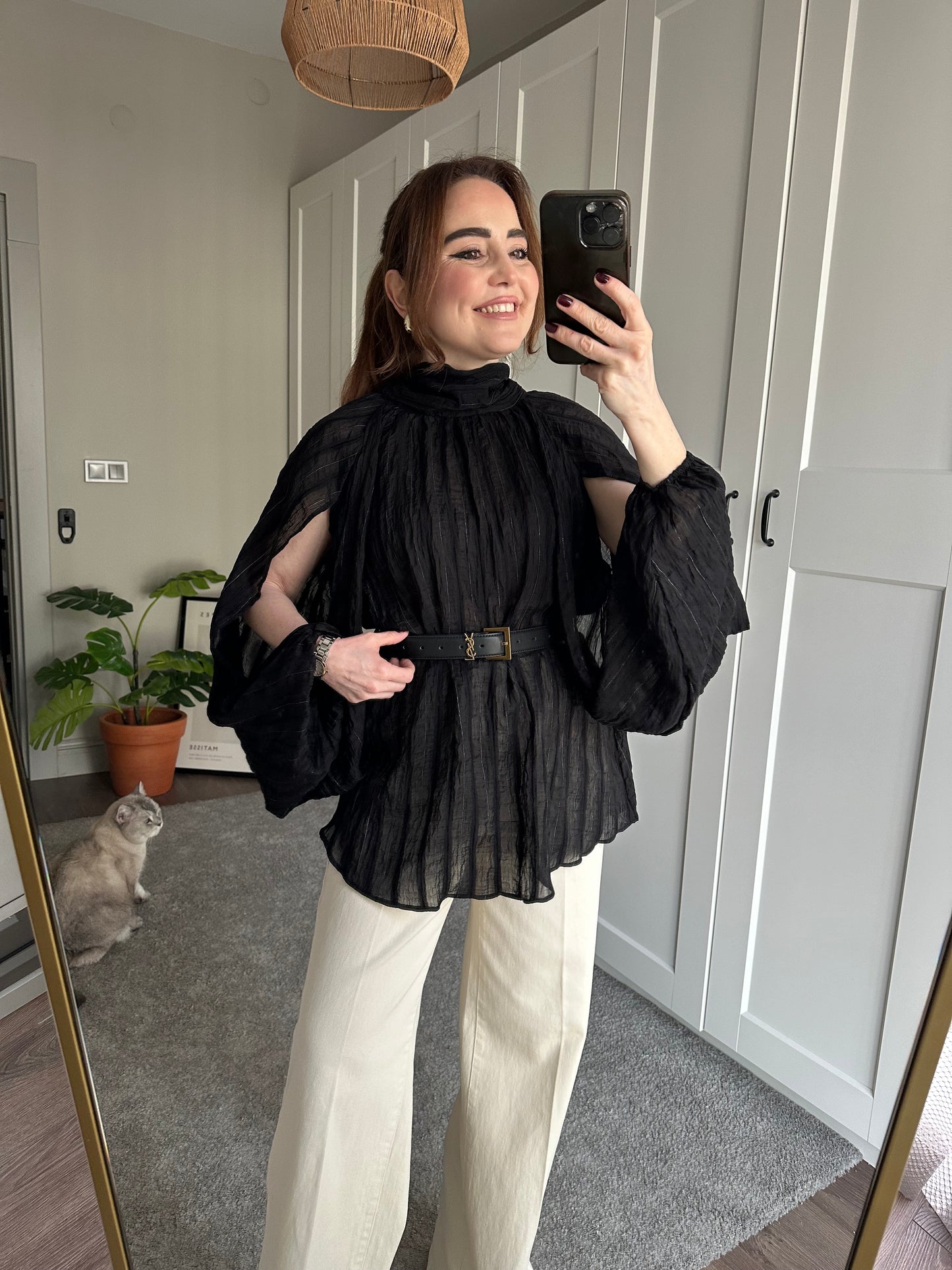 Balıkçı bohem bluz