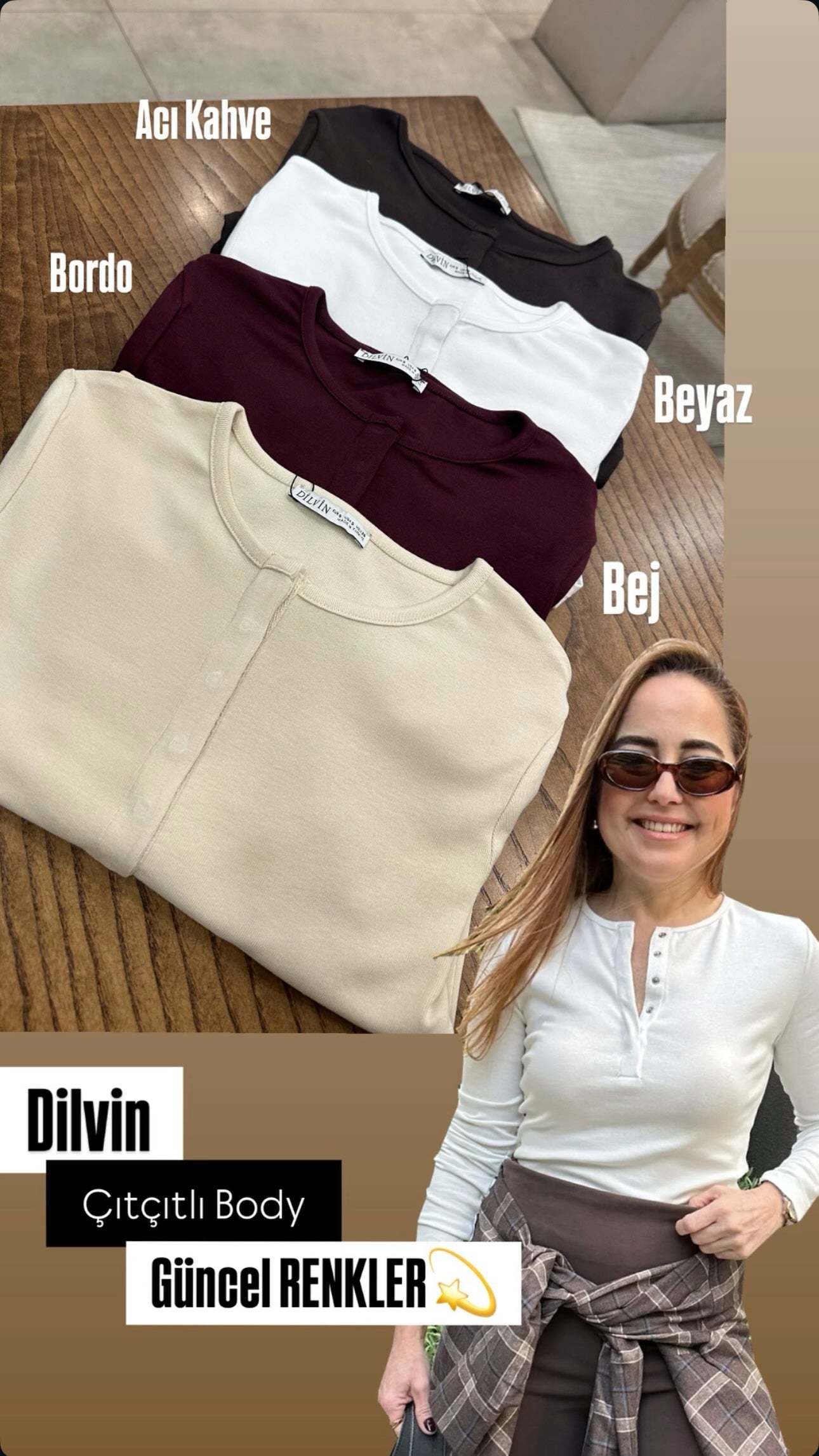 Dilvin çıtçıtlı body