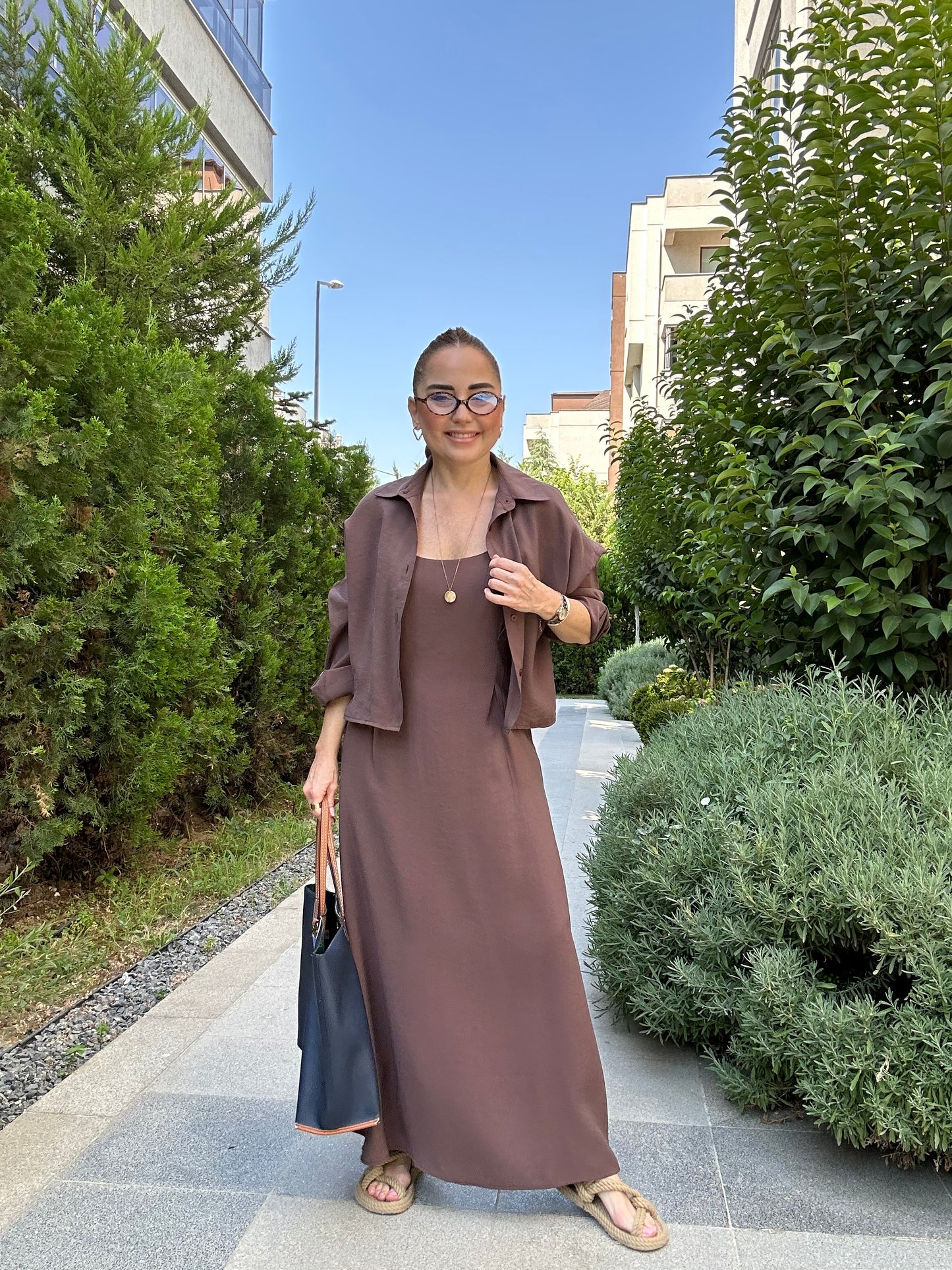 Gömlek elbise takım