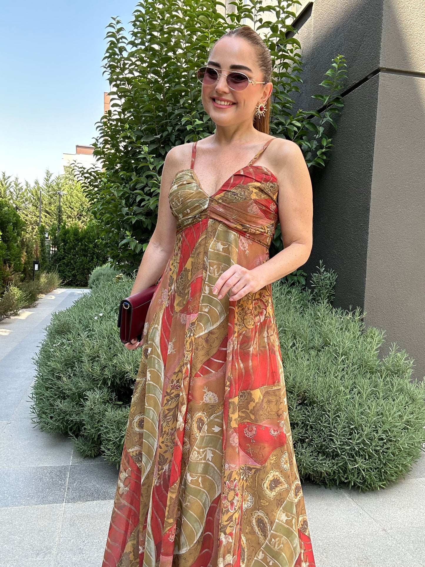 Marka muadil şifon elbise