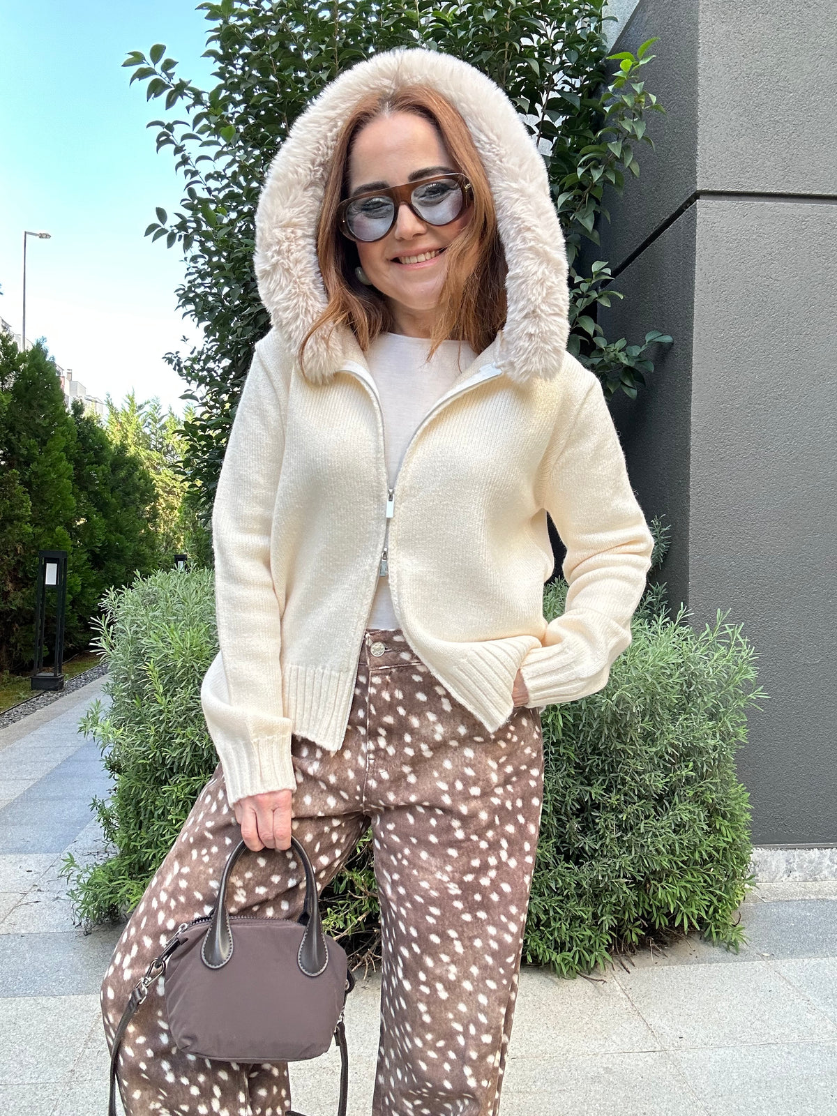 Chloe kürklü hırka