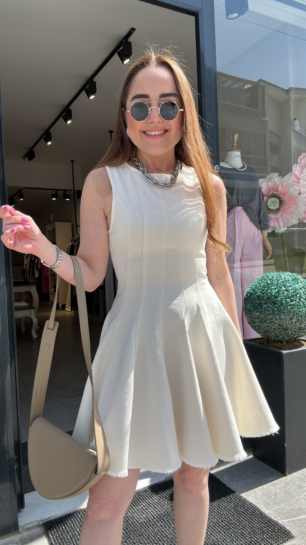 Premium volanlı elbise