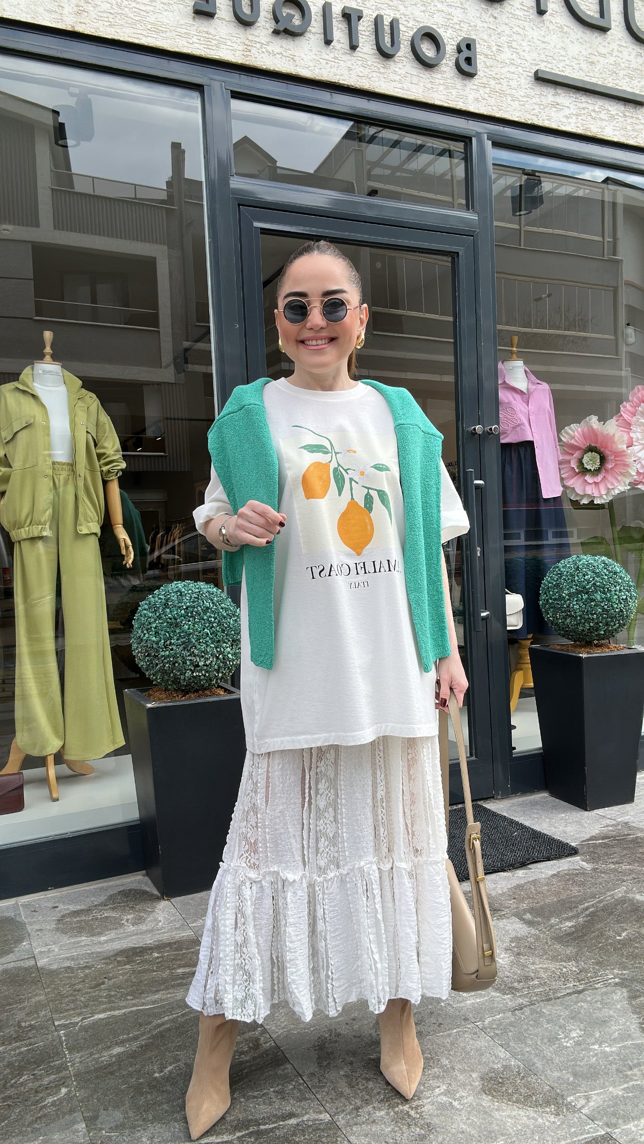 Oversize amalfi tişört