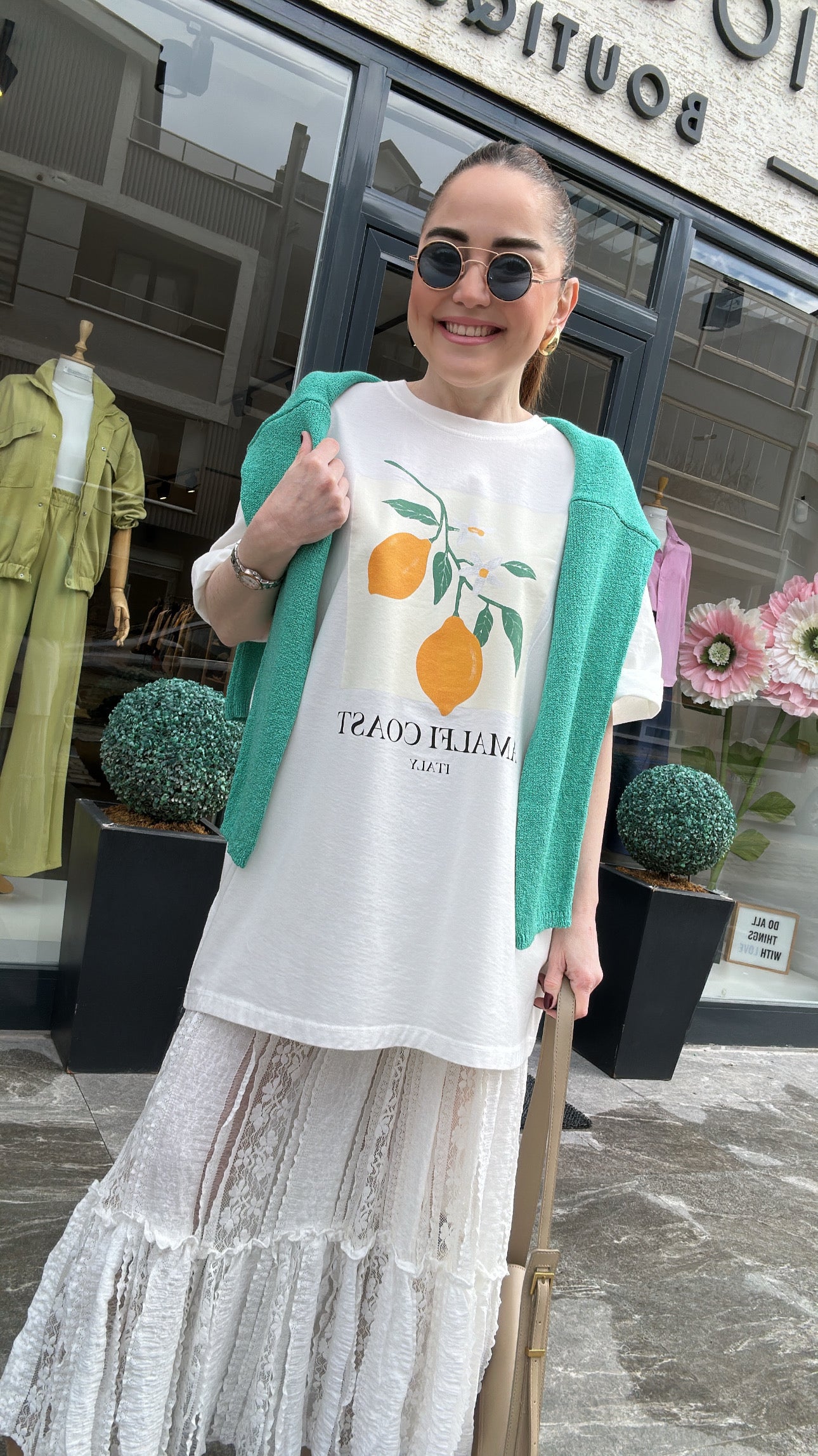 Oversize amalfi tişört