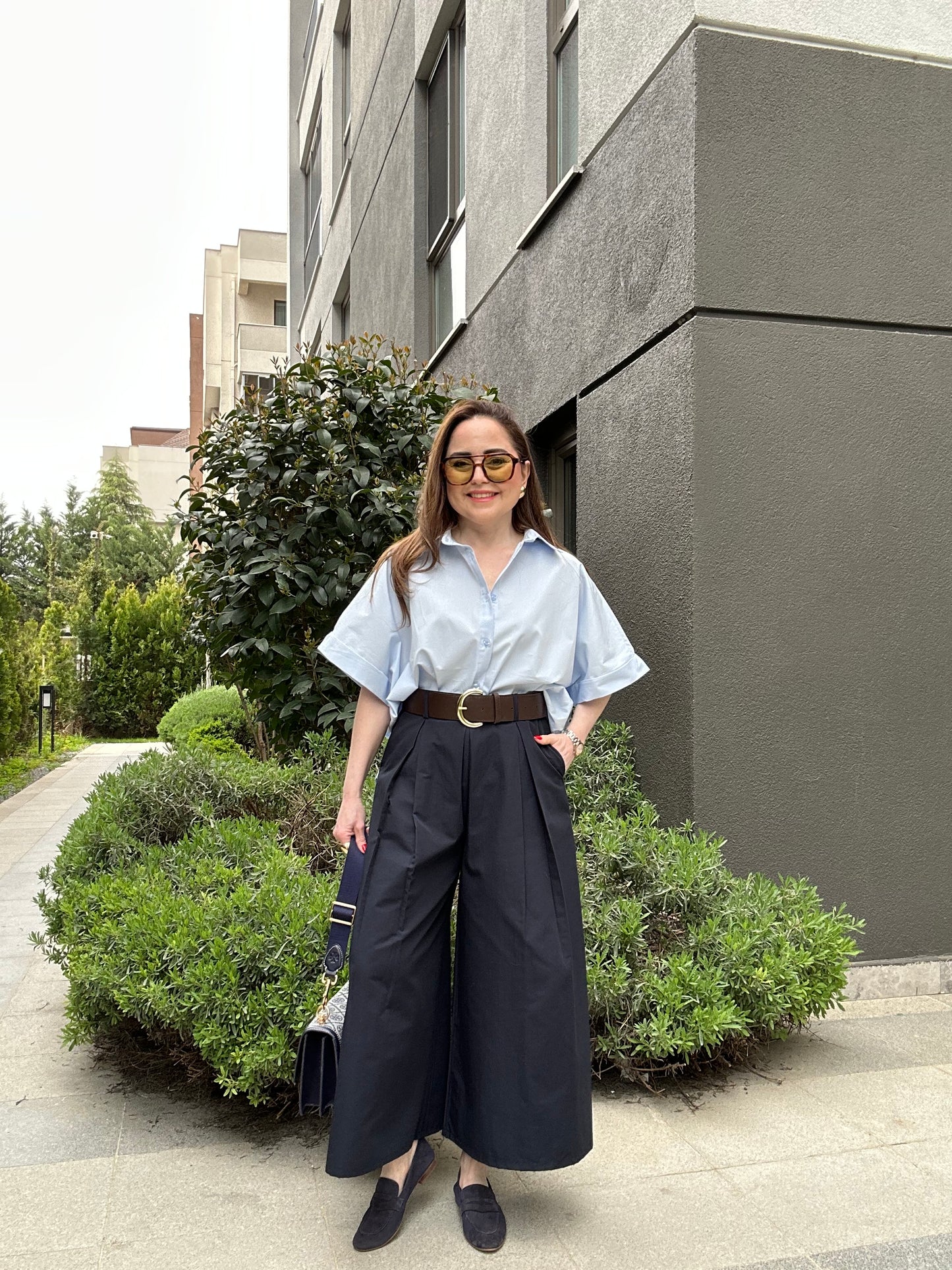 Premium oversize poplin gömlek