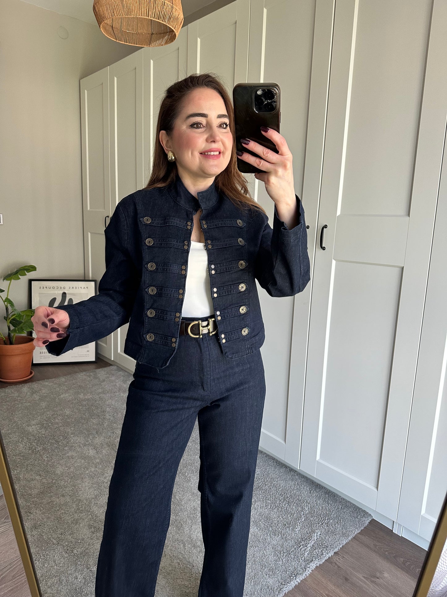 Napolyon denim takım
