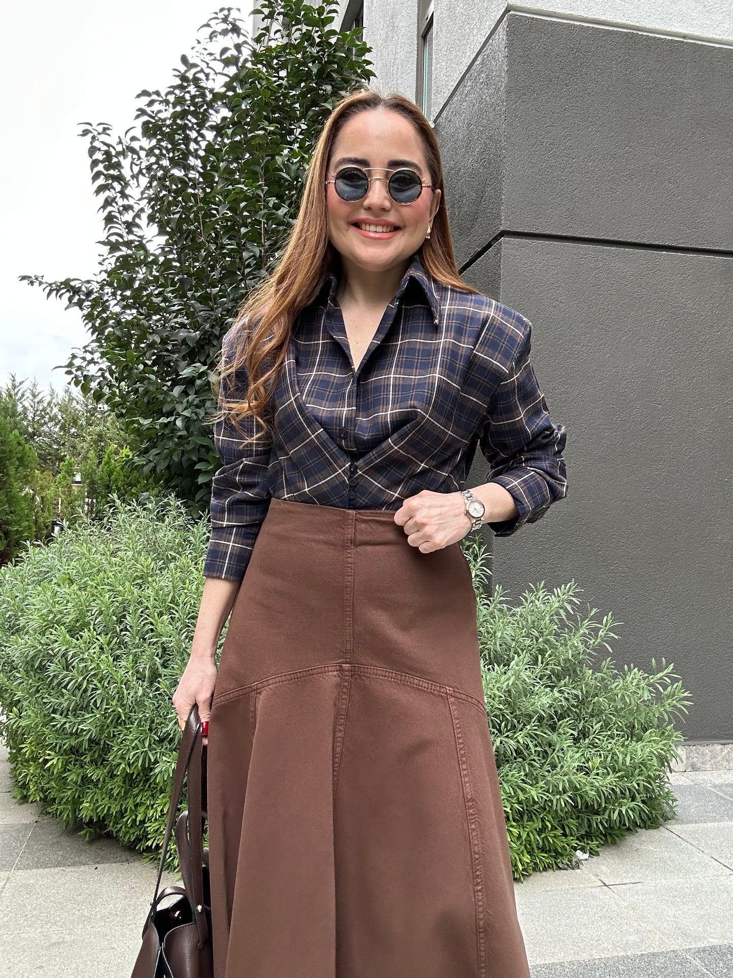 Premium dilvin denim etek