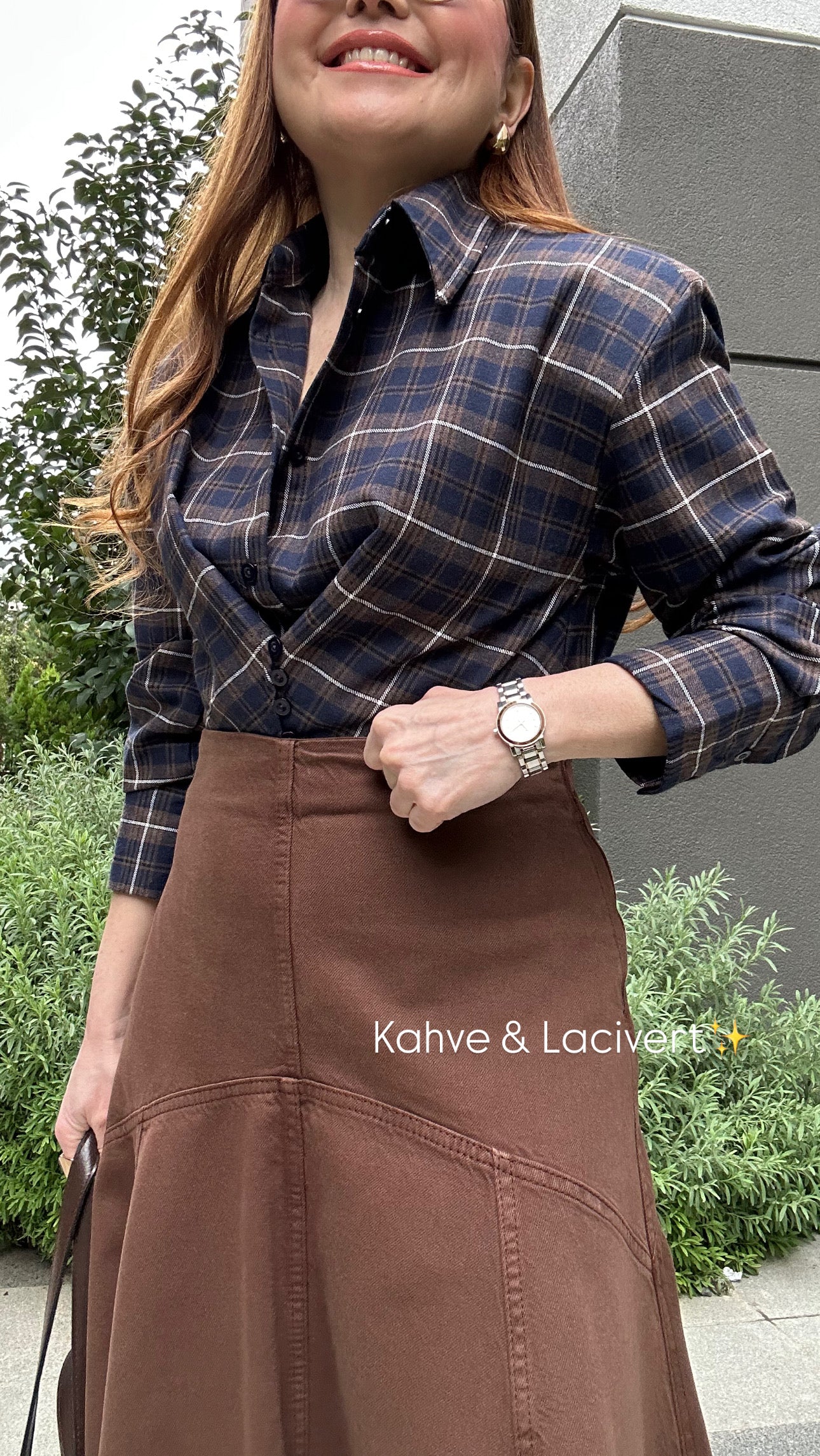 Vatkalı ekoseli gömlek