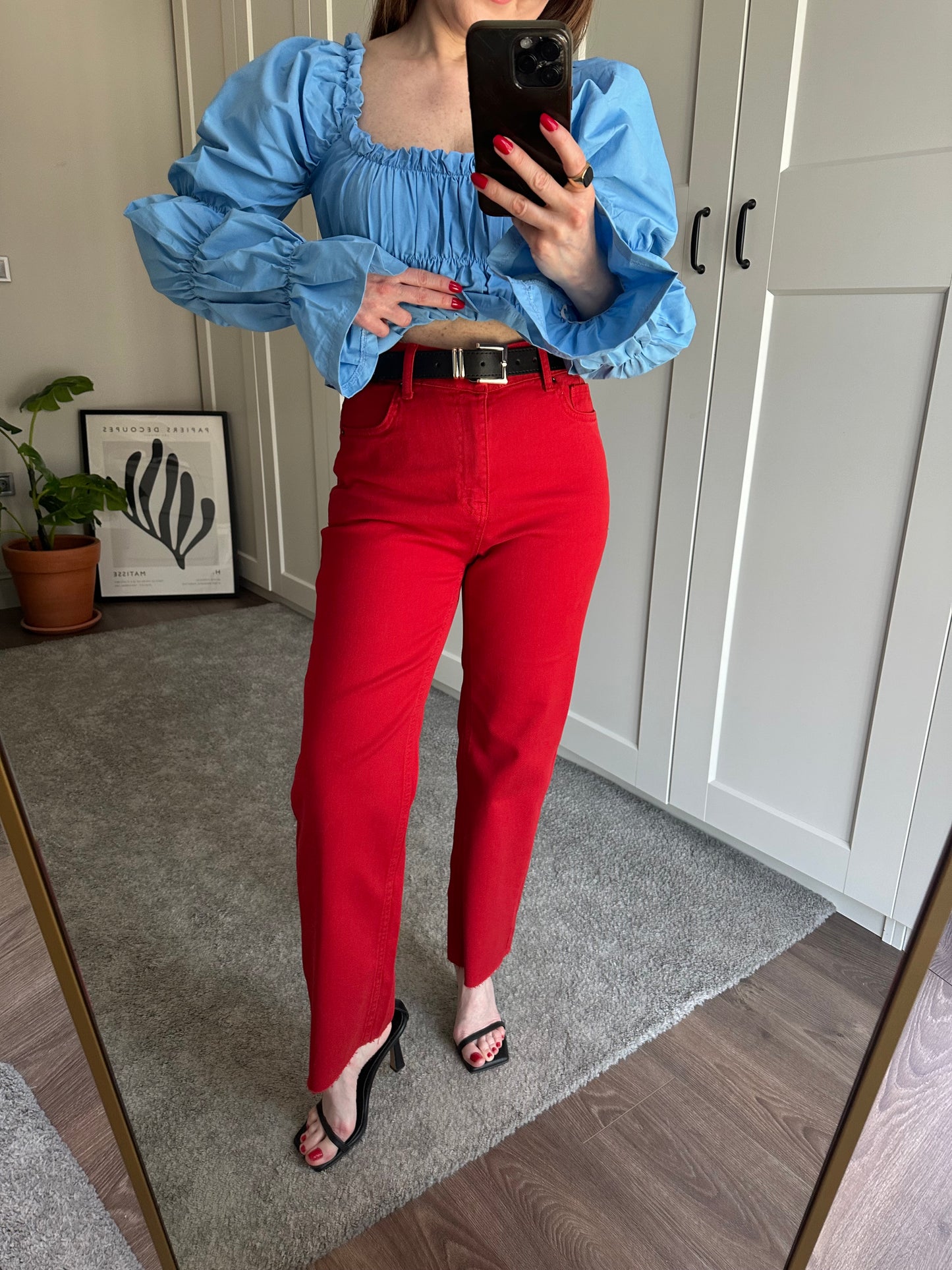 Kemerli boyfit jean