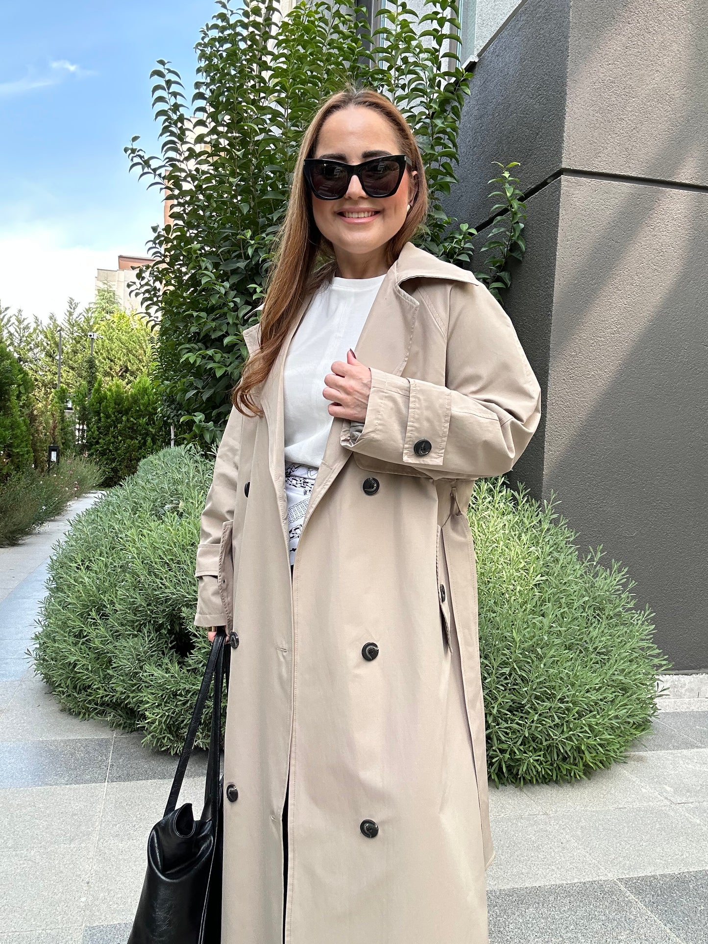 Premium basic trençkot-astarlıdır