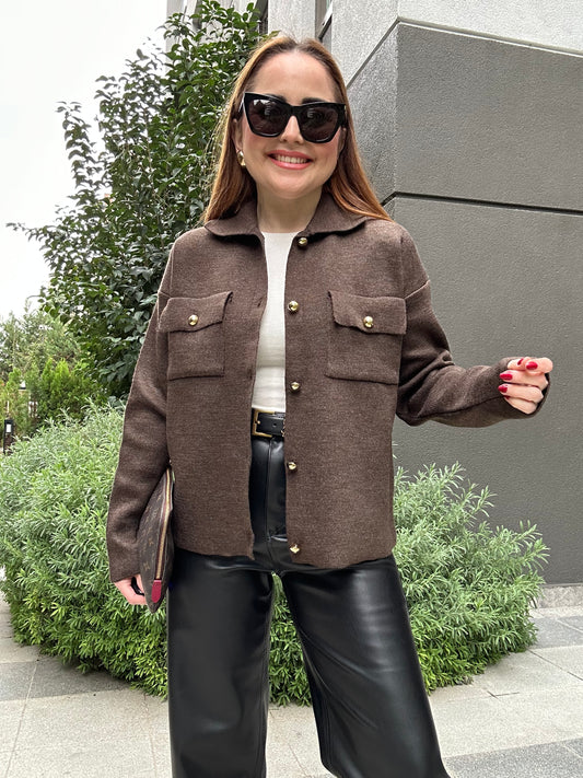 Çelik örgü hırka