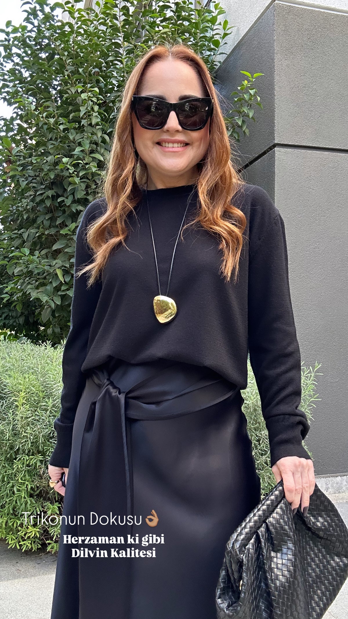 Piano bağlamalı saten etek