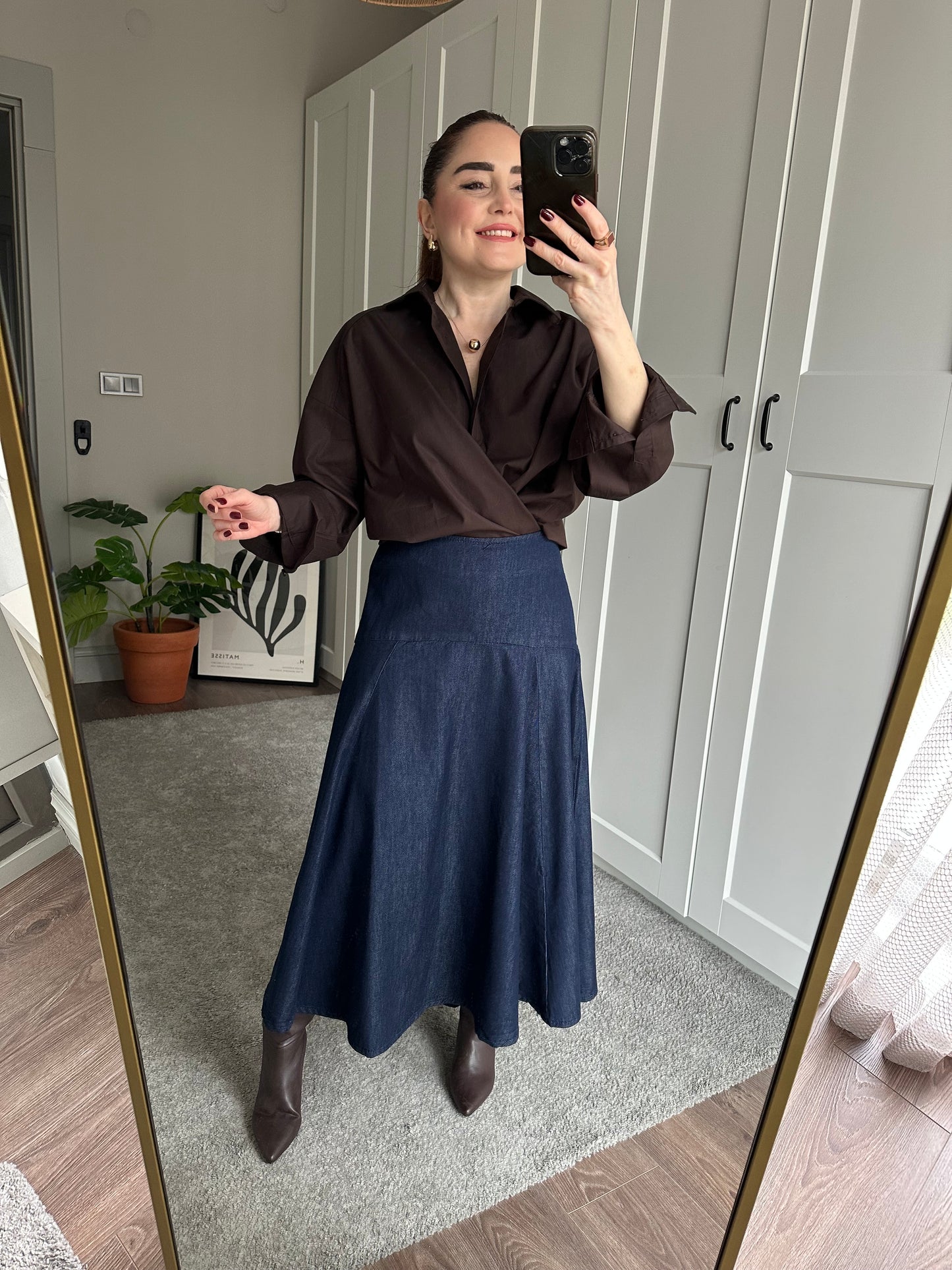 Denim modelli etek