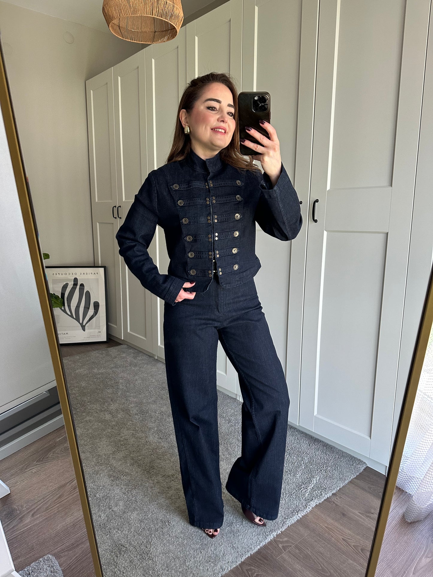 Napolyon denim takım