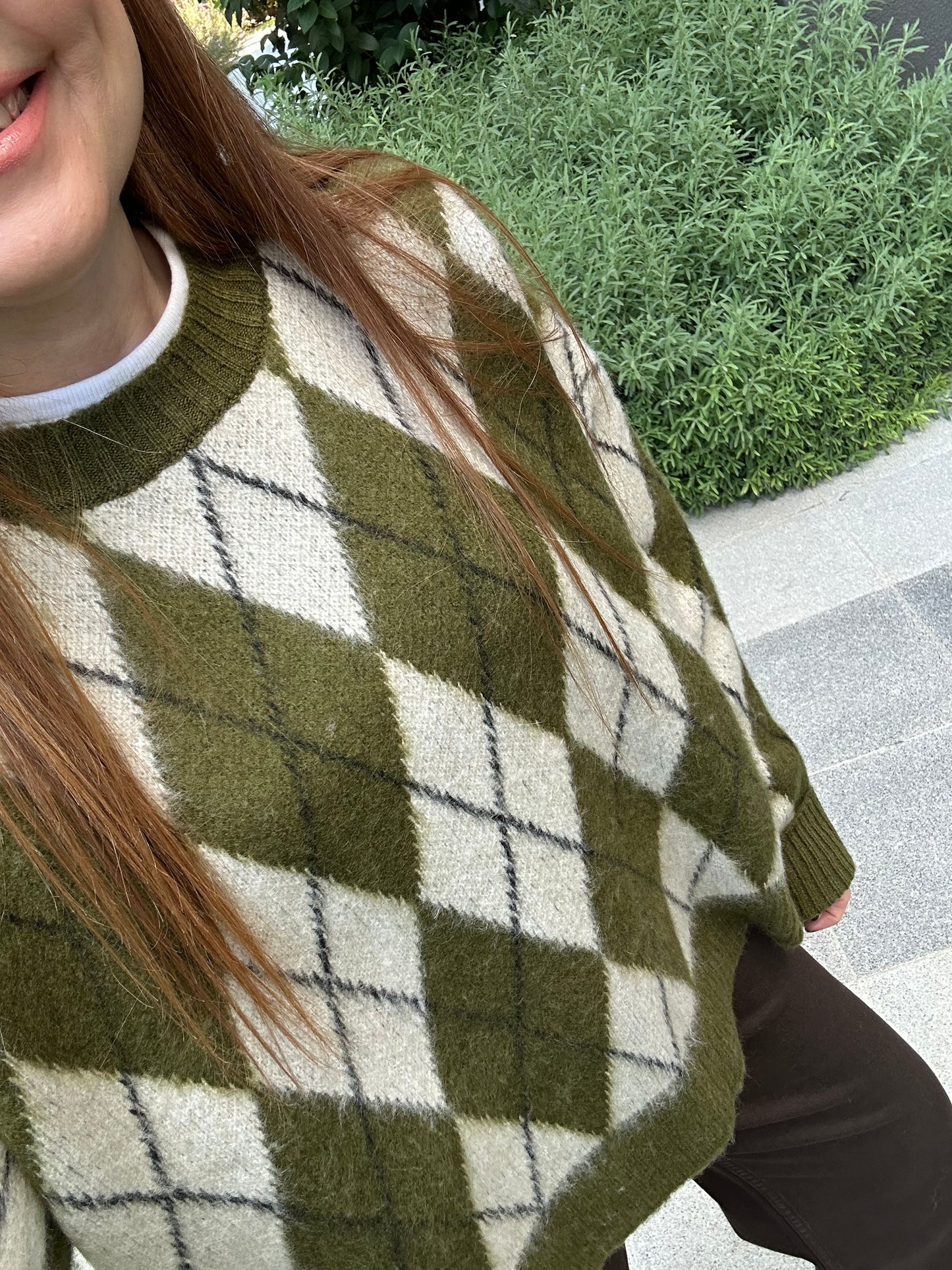 Premium kalın baklava kazak