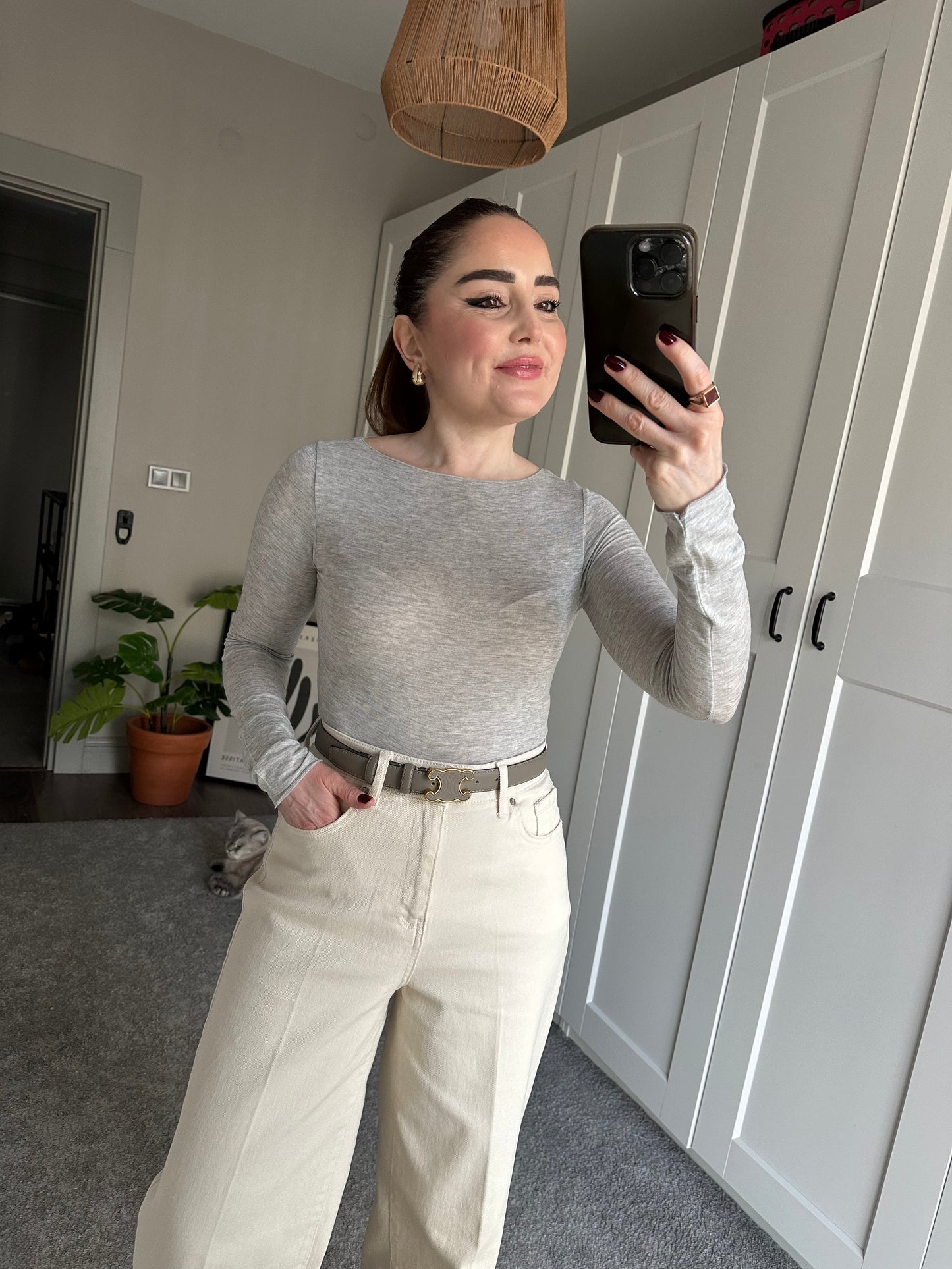 Kaşmir karışımlı transparan bluz ( Dilvin Marka )