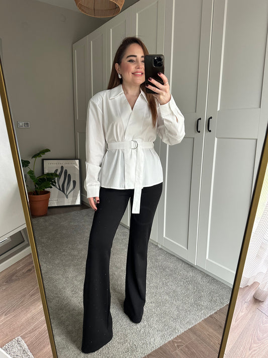 Taşlı ispanyol pantolon