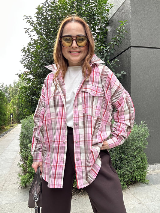 Pinky ekose gömlek