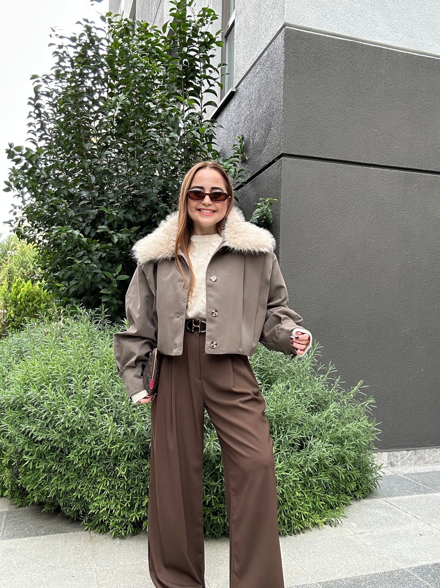 Çıkabilir kürklü premium mont