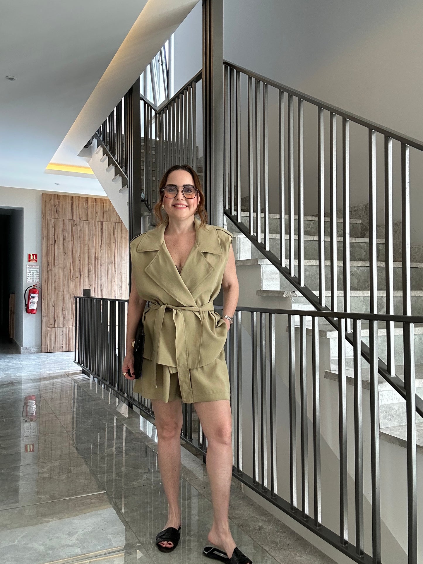 Premium tensel yelek şort takım