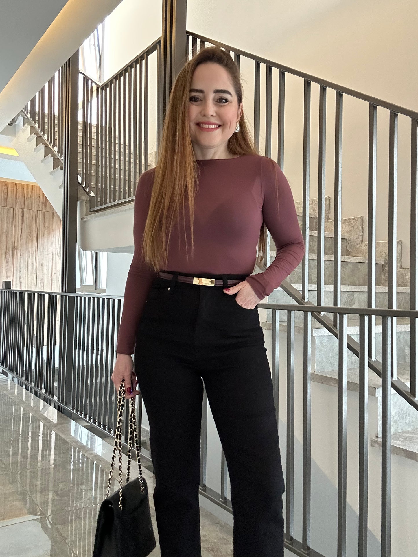 Transparan kayık yk bluz