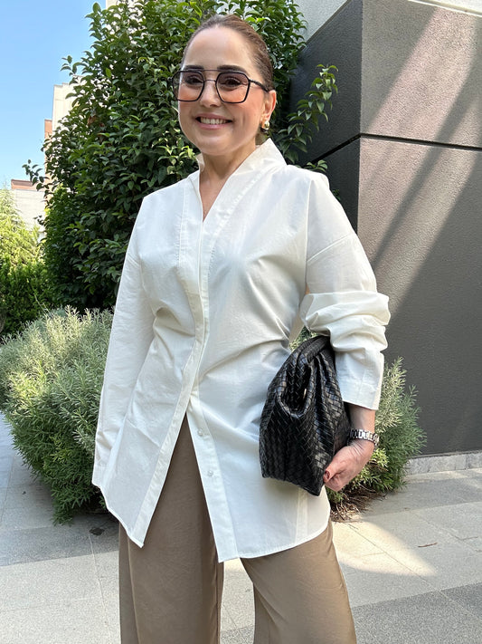 Pure poplin gömlek