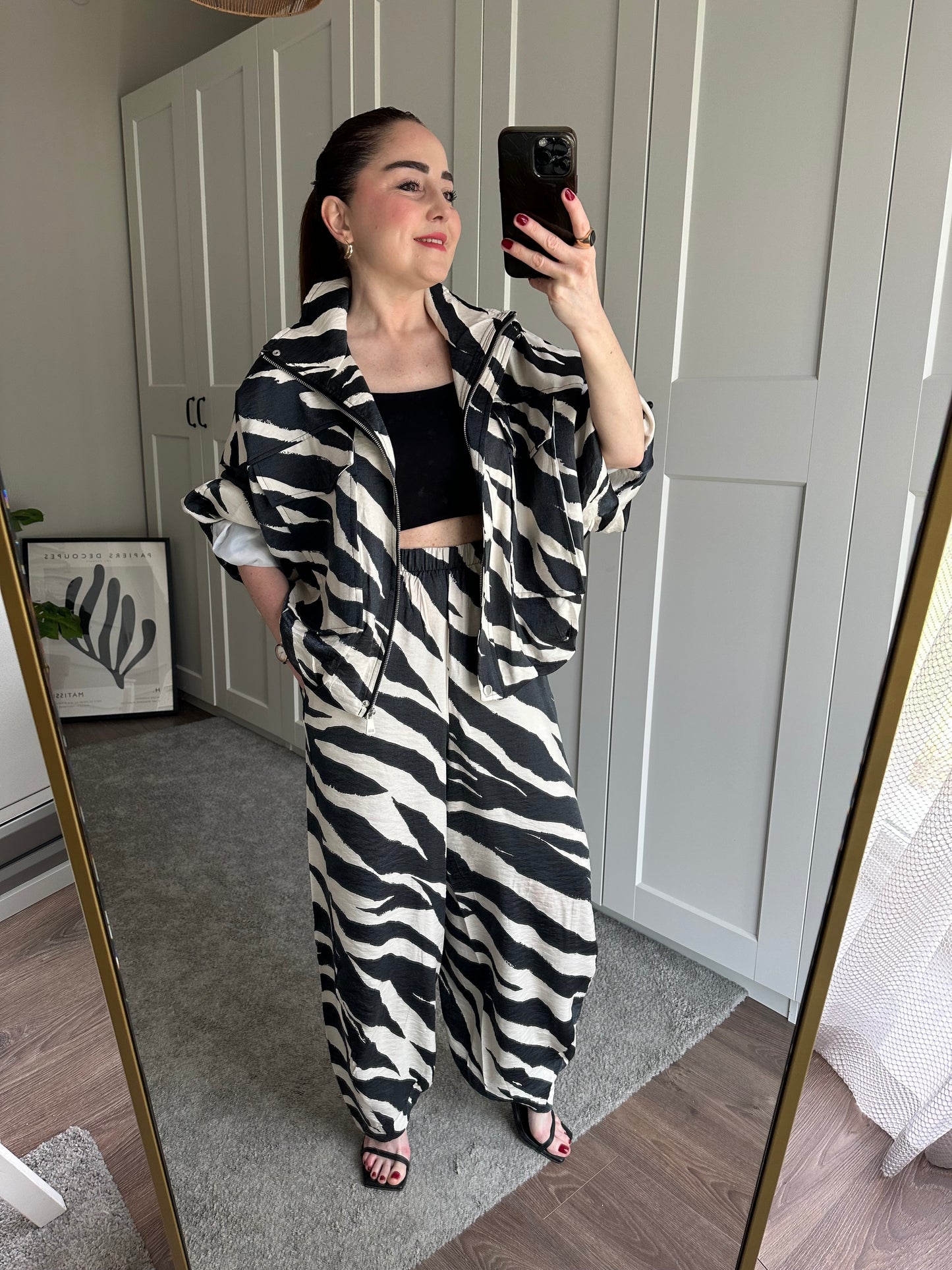 Zebra bomber ceket