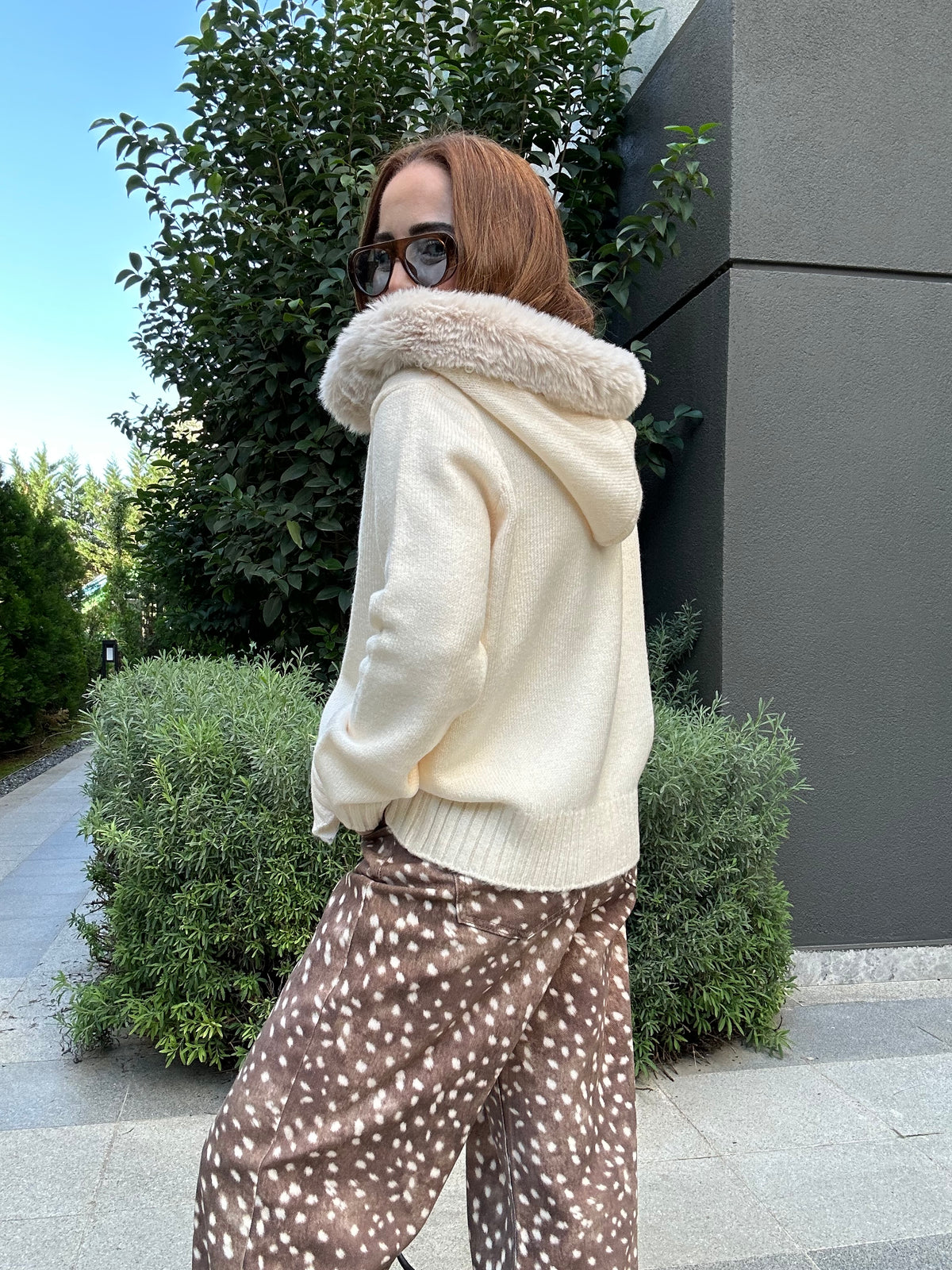 Chloe kürklü hırka
