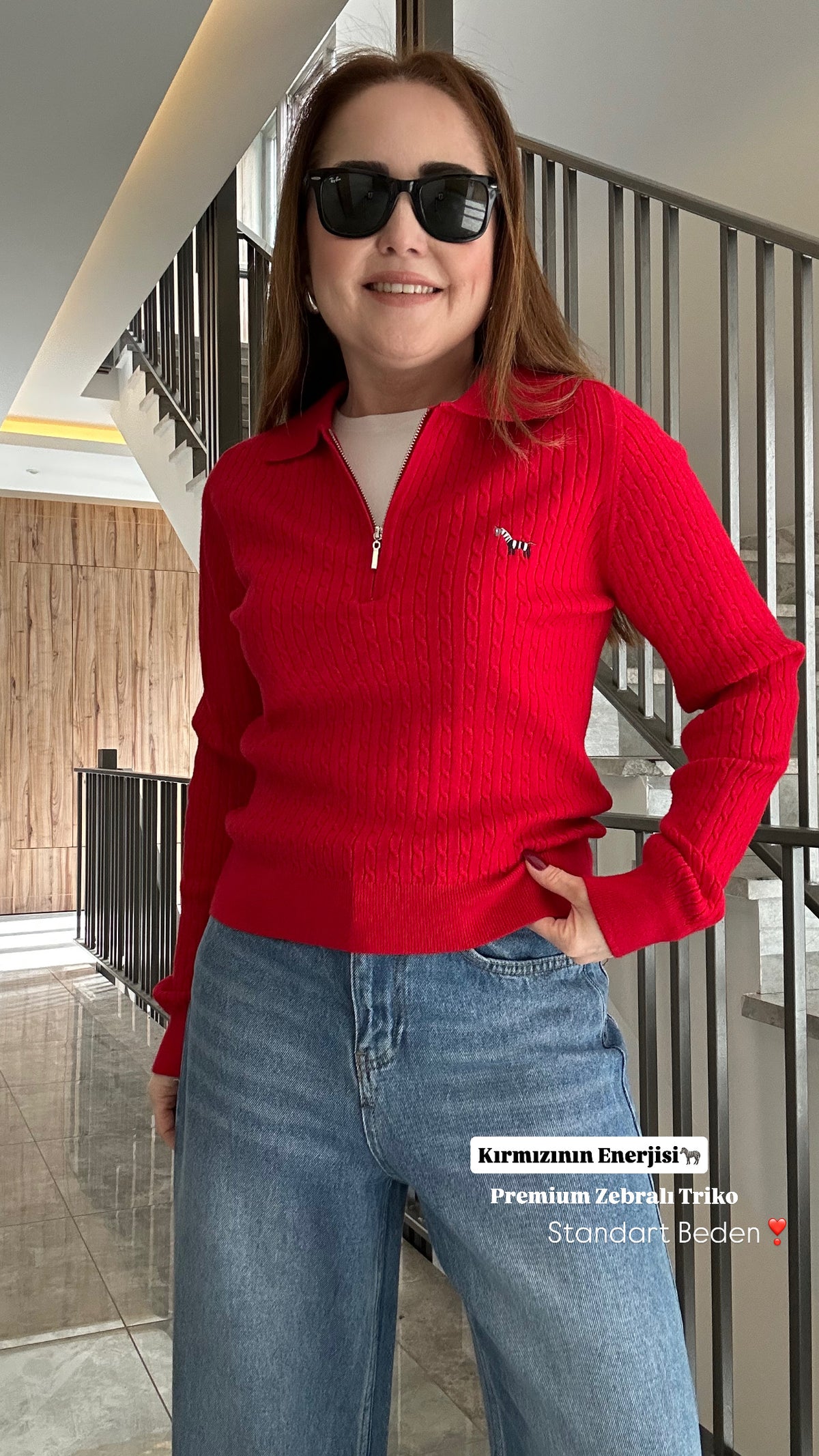 Ivy nakışlı triko