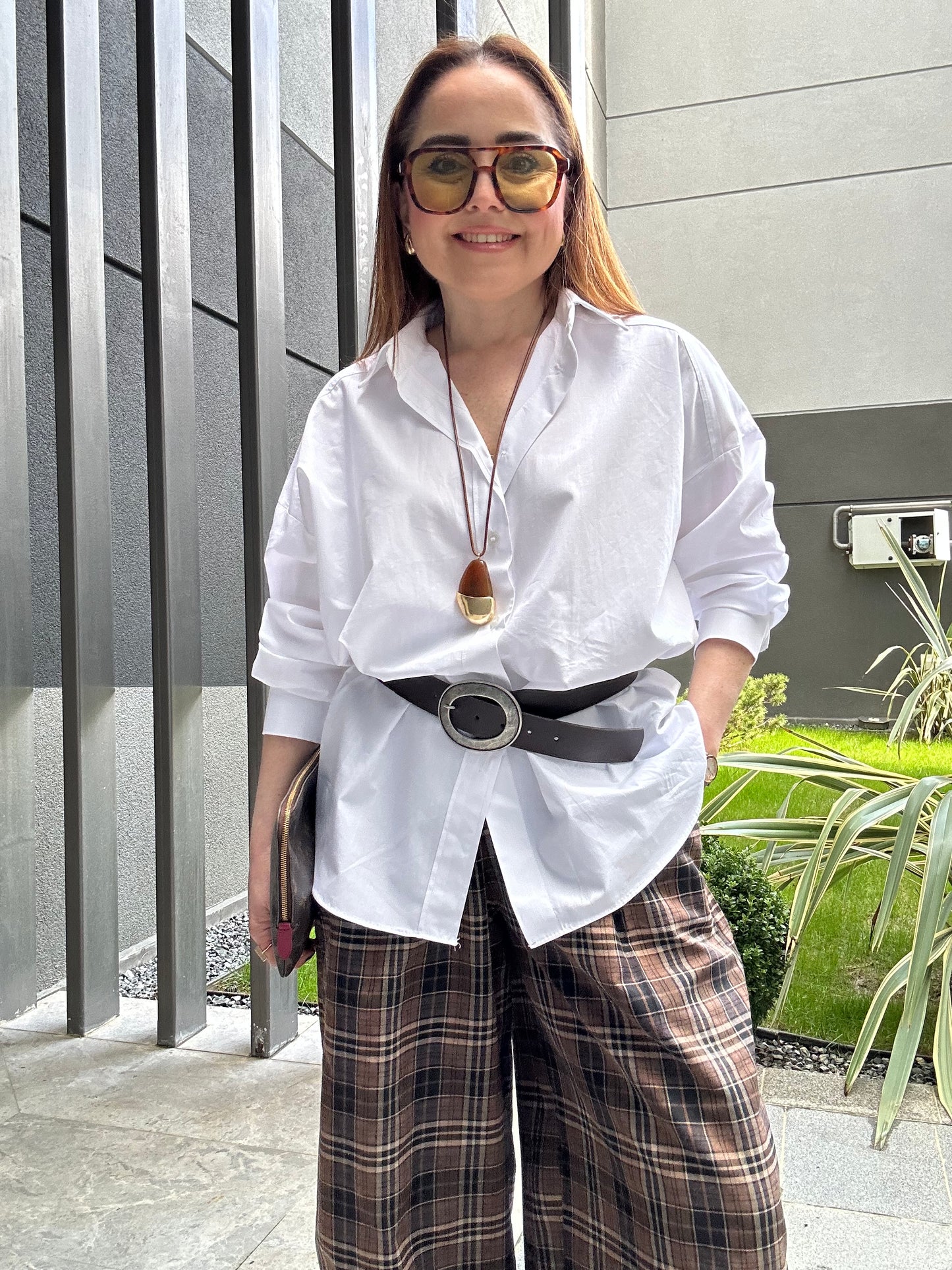 Oversize poplin gömlek