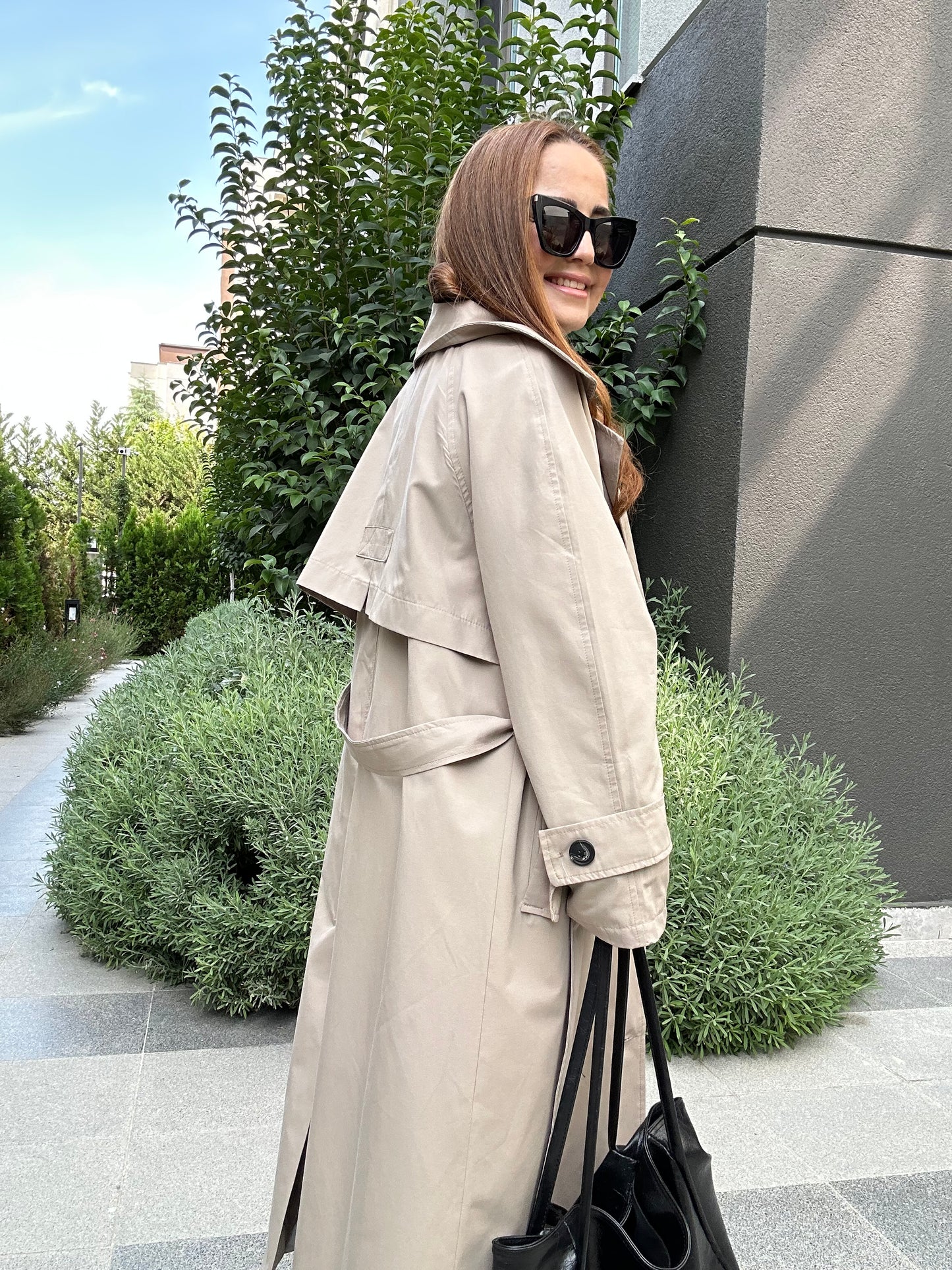 Premium basic trençkot-astarlıdır
