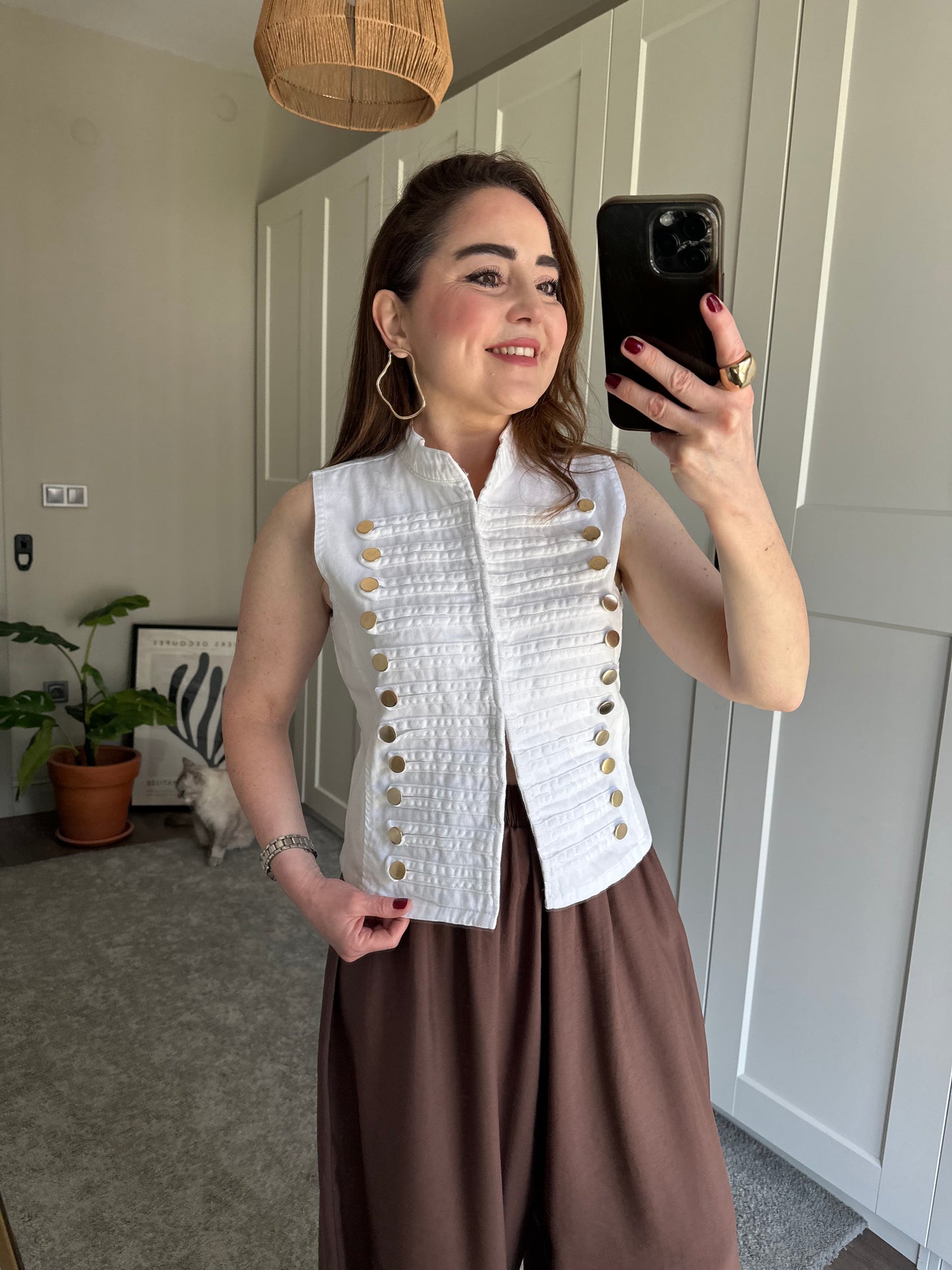 Napolyon denim yelek