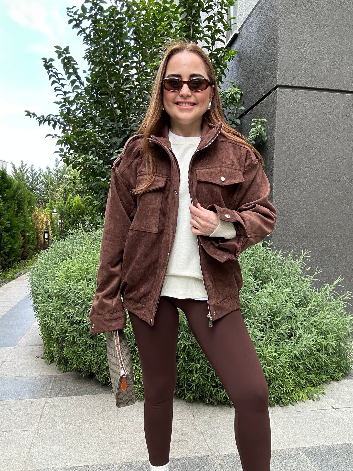 Premium marka muadil güderi ceket