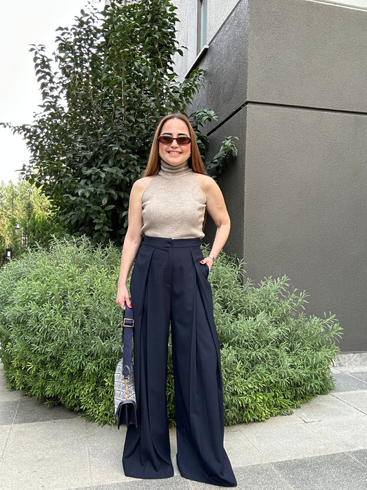 Premium pileli pantolon