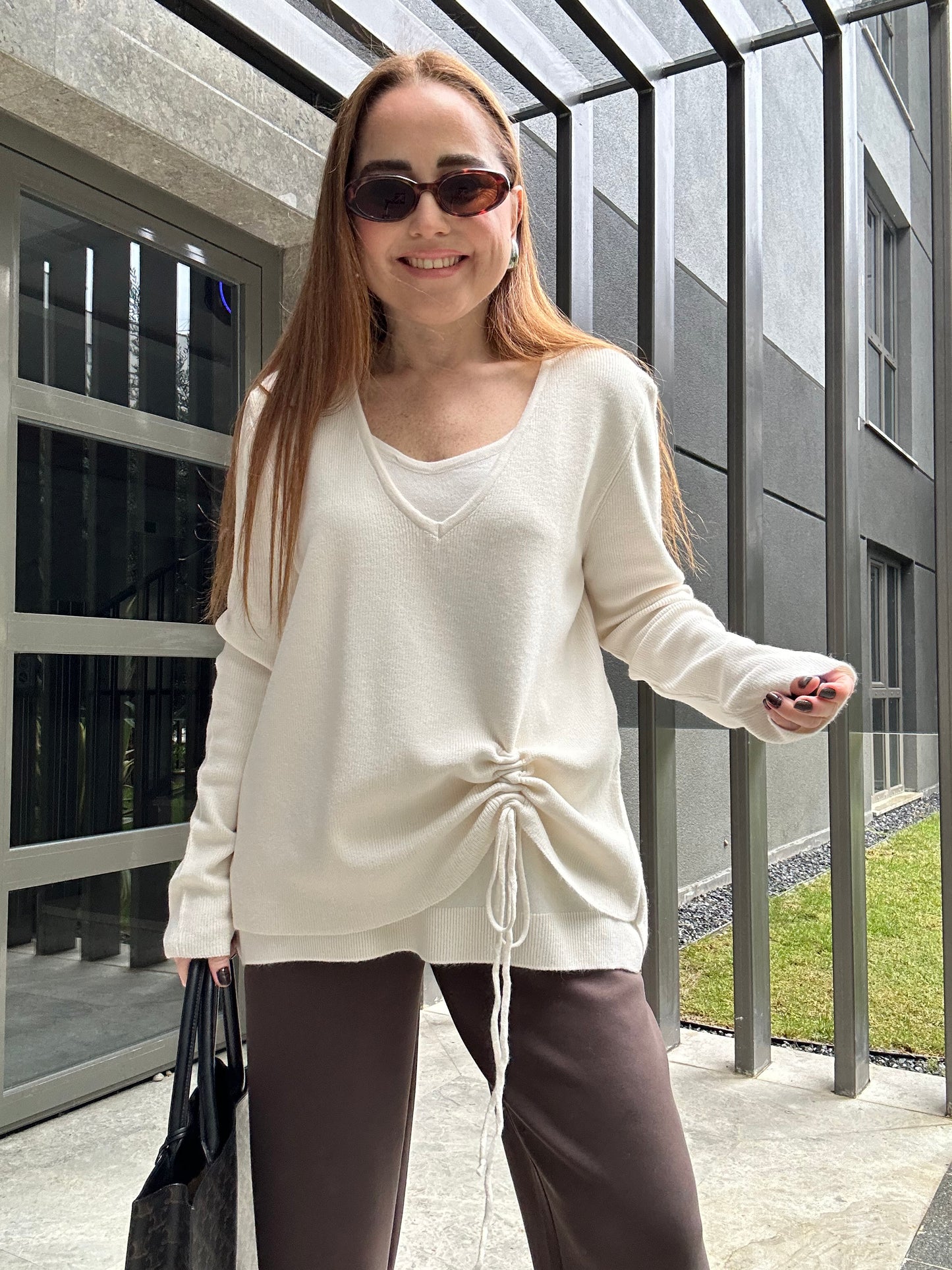 Premium bağlamalı triko