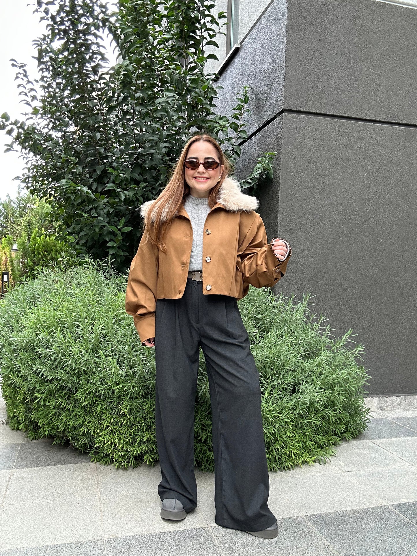 Çıkabilir kürklü premium mont