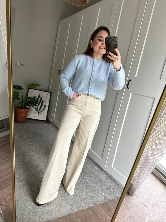 Önden ütülü palazzo jean