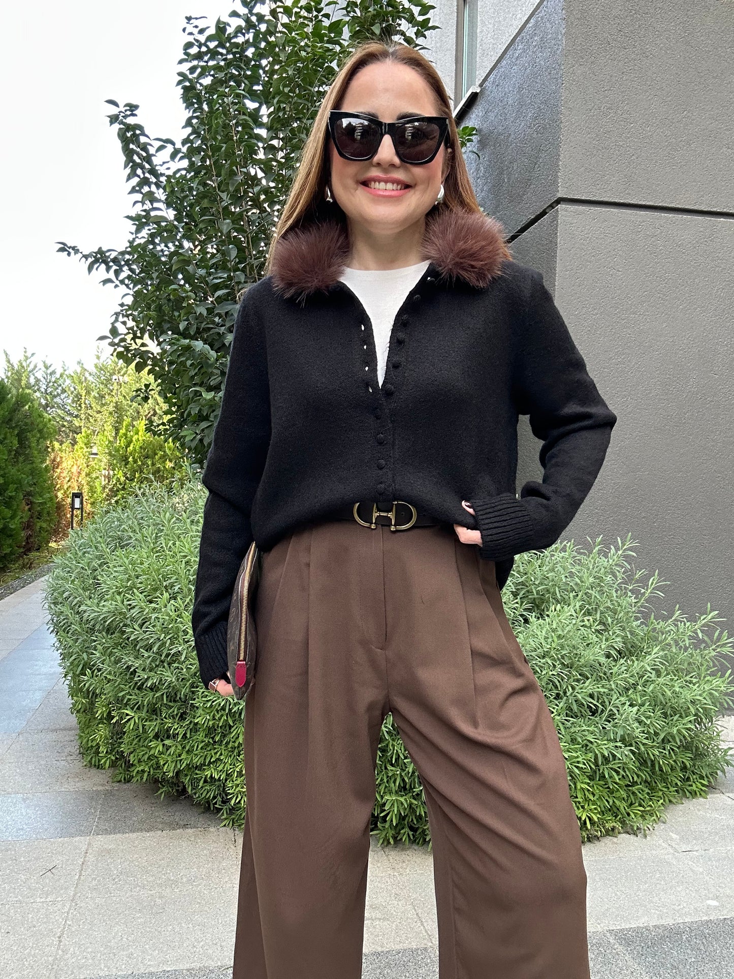 Kürkü çıkabilir hırka