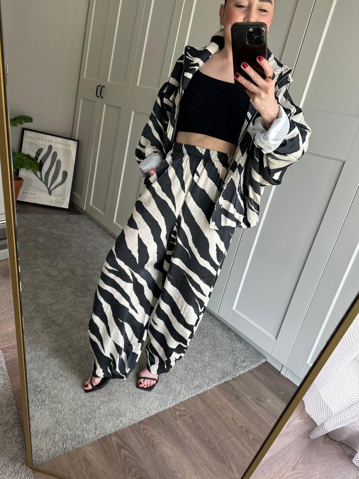 Zebra desen pantolon
