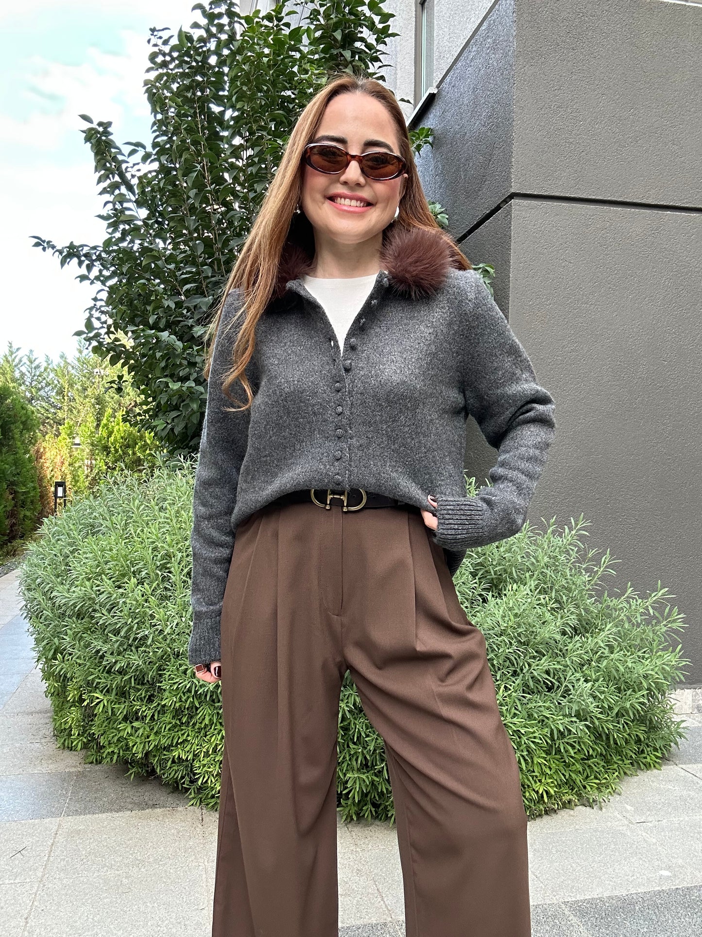 Kürkü çıkabilir hırka