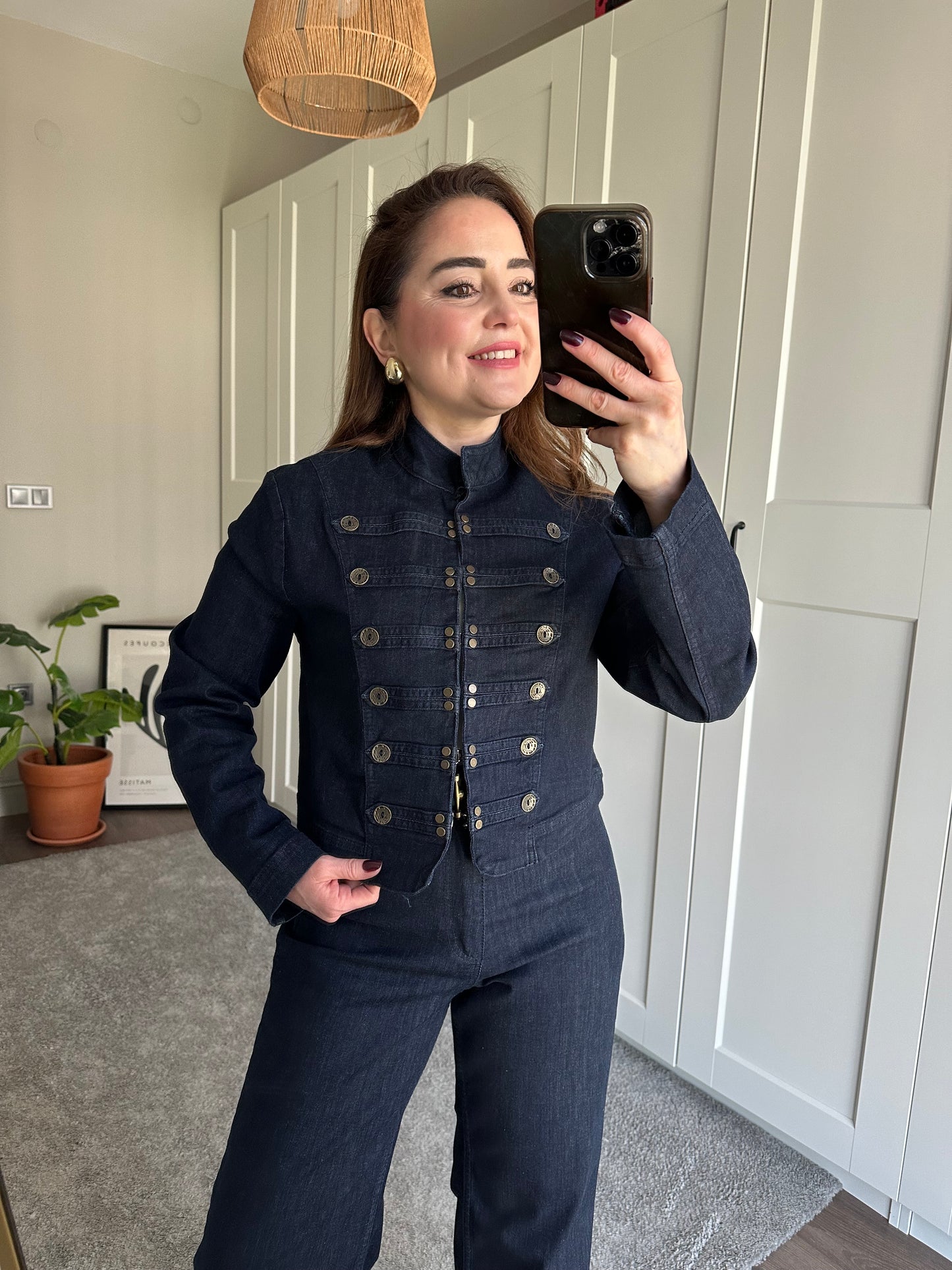 Napolyon denim takım