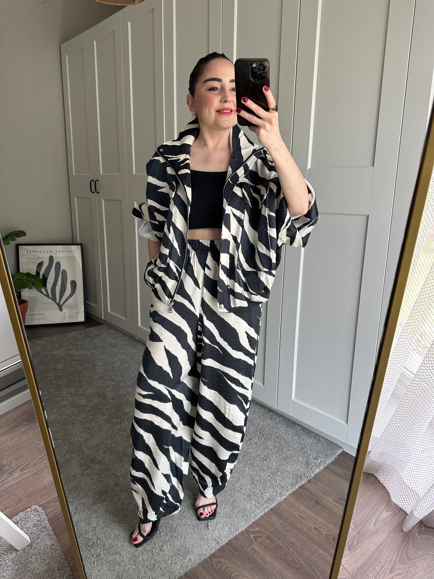 Zebra desen pantolon