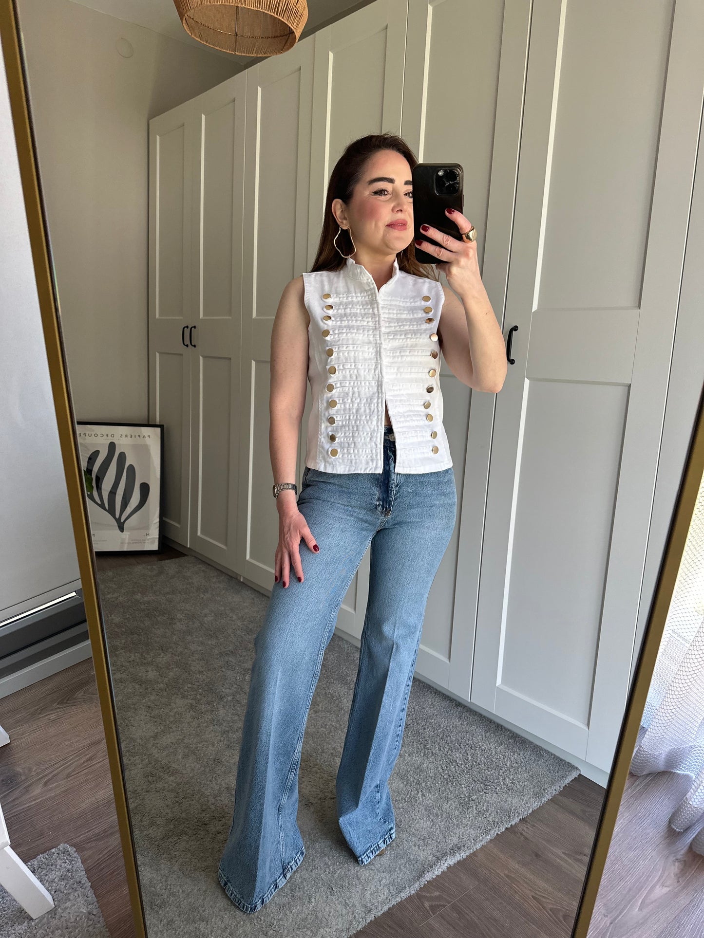 Napolyon denim yelek