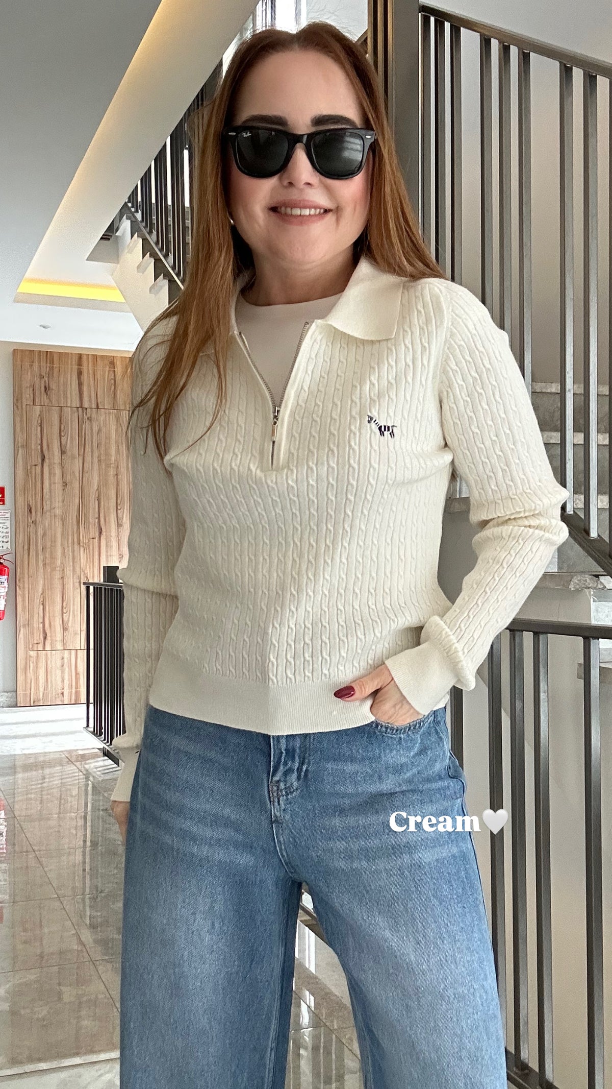 Ivy nakışlı triko