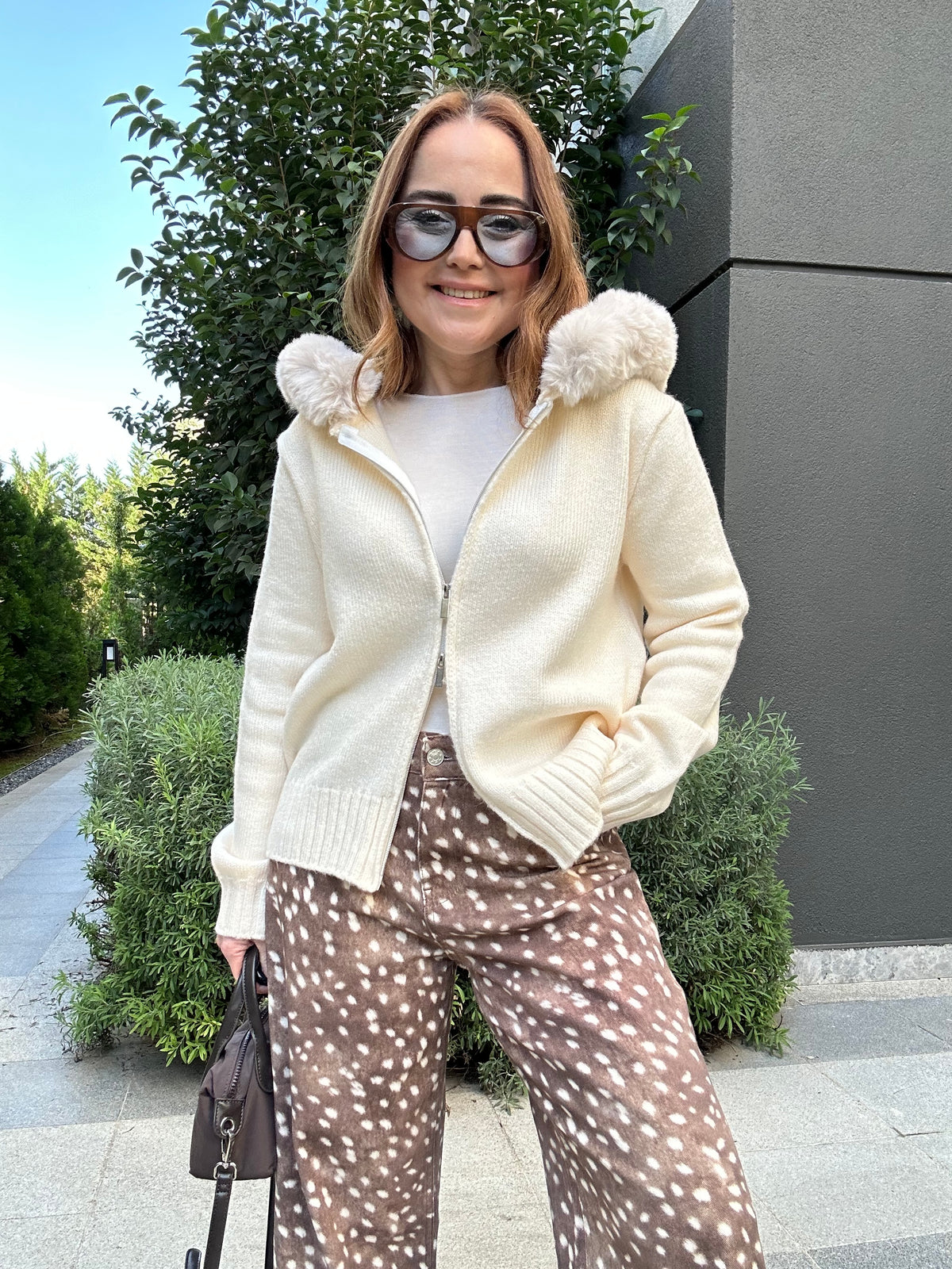 Chloe kürklü hırka